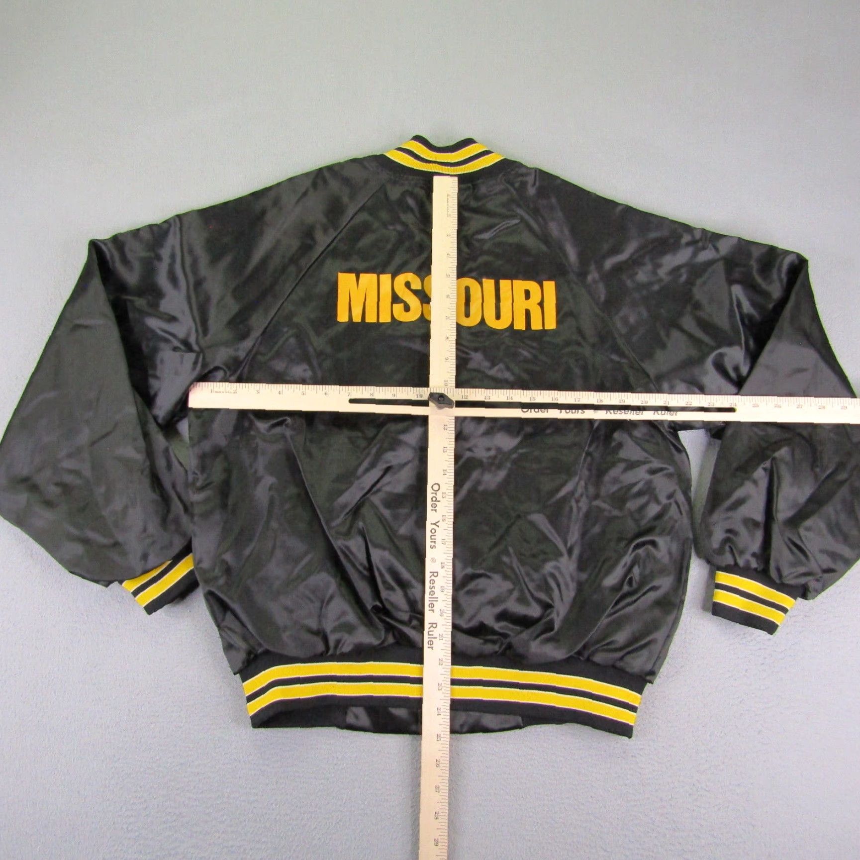 Vintage VINTAGE Hartwell Jacket Men L Black & Yellow Bomber 90s Outdoor/Military Style with Pockets Size US L / EU 52-54 / 3 - 6 Thumbnail