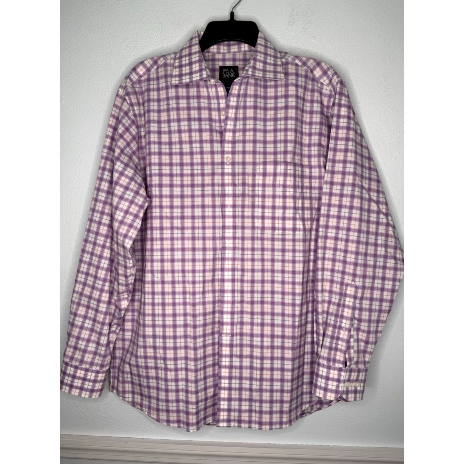 Jos. A. Bank Jos. A. Bank Traveler's Collection Shirt Multicolor Check Long Sleeve Men Medium Size US M / EU 48-50 / 2 - 2 Thumbnail