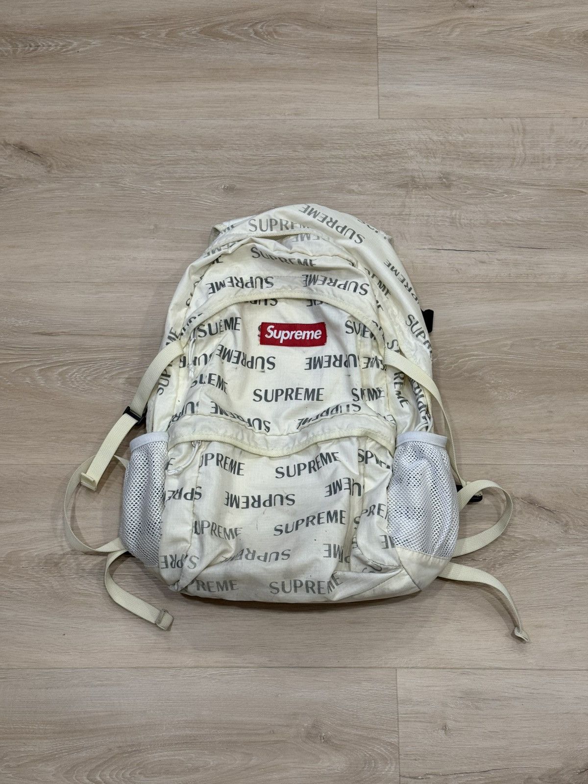 バッグ Supreme 3M Reflective Repeat Backpack Supreme 3M Reflective Repeat Backpack Black - FW16 - US