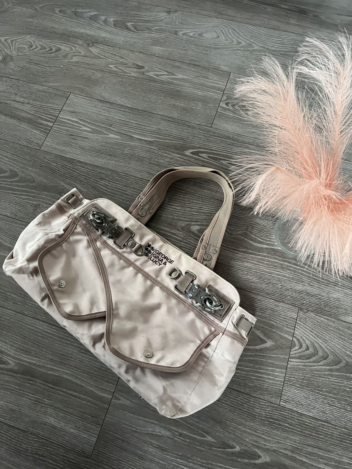 Japanese Brand ❗️❗️George Gina & Lucy Travel Dudley Dix Pink GGL Bag❗️❗️ Size ONE SIZE - 5 Thumbnail