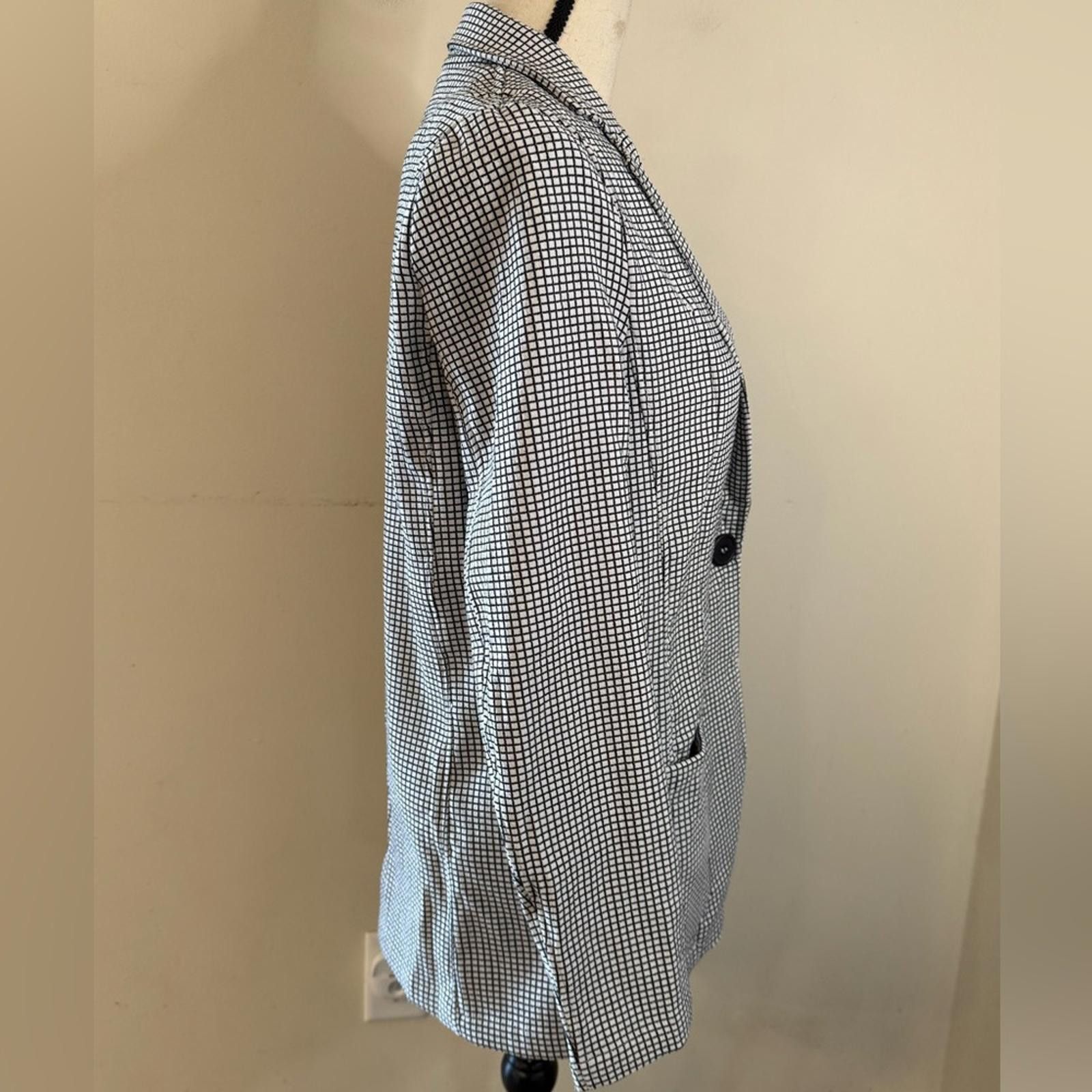 Other Max Studio blazer monochromatic black & white plaid medium Size M / US 6-8 / IT 42-44 - 2 Thumbnail