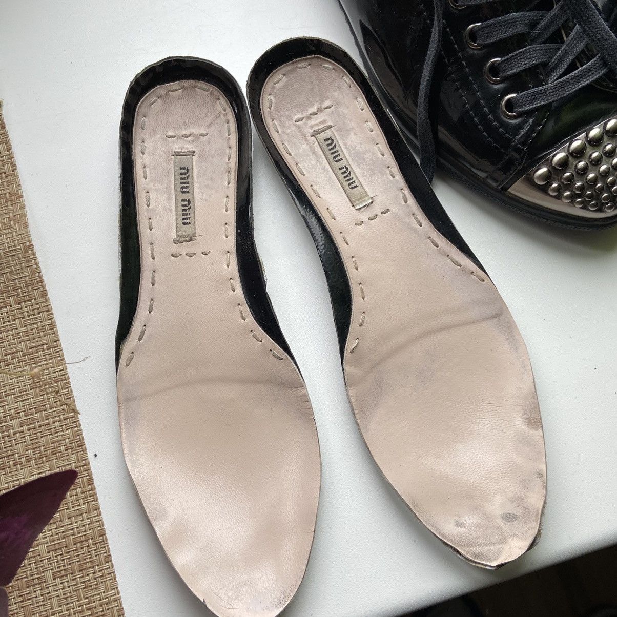 Miu Miu 📌 Vintage Miu Miu Y2K Rare Low top Trainers Prada Size US 9 / IT 39 - 17 Thumbnail