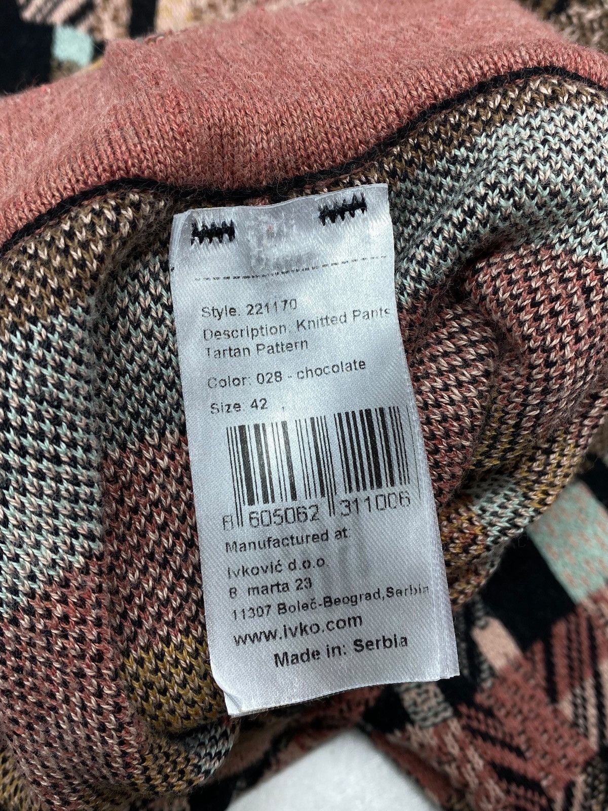 Other 🔥 IVKO TARTAN CHECK PATTERN SUIT BOMBER & SWEATPANTS WONEN’S Size XXL / US 16-18 / IT 52-54 - 25 Thumbnail