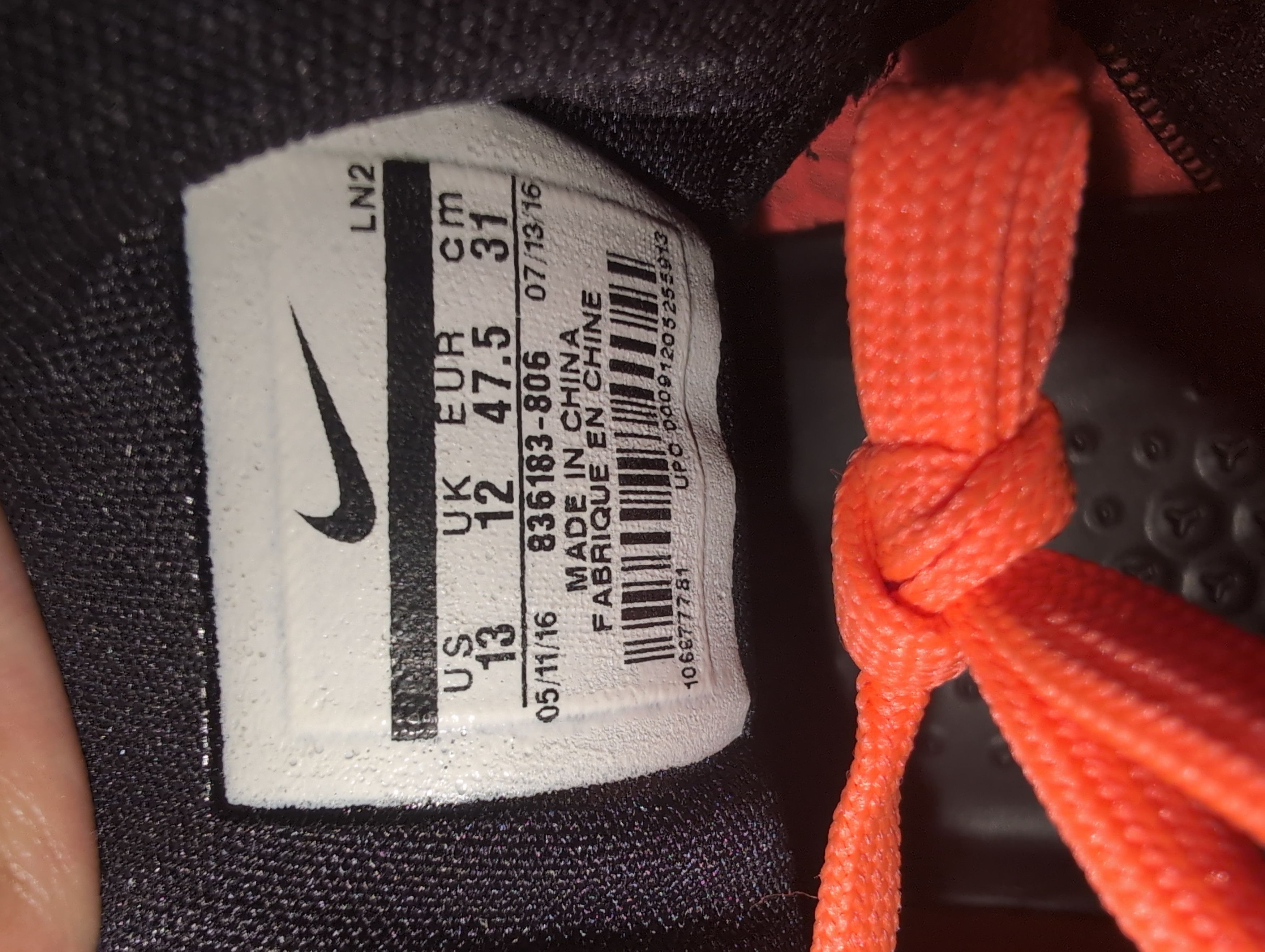 Nike Nike Kobe 11 Mango Barcelona Size US 13 / EU 46 - 7 Thumbnail