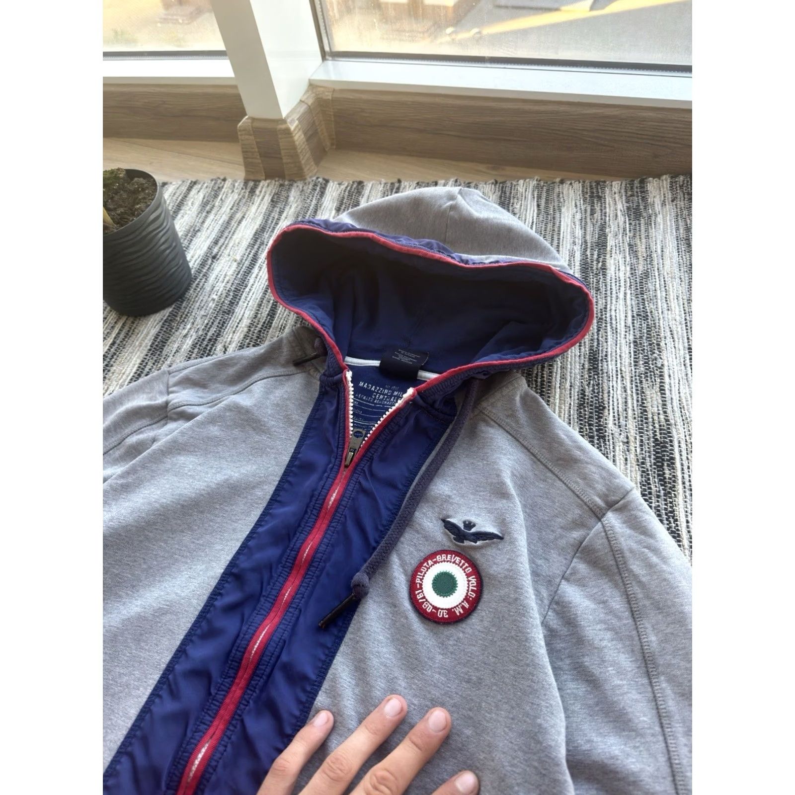 Aeronautica Militare VINTAGE Aeronautica Militare Hoodie Mens M Gray 90s Army Casual Full Zip Size US M / EU 48-50 / 2 - 6 Thumbnail