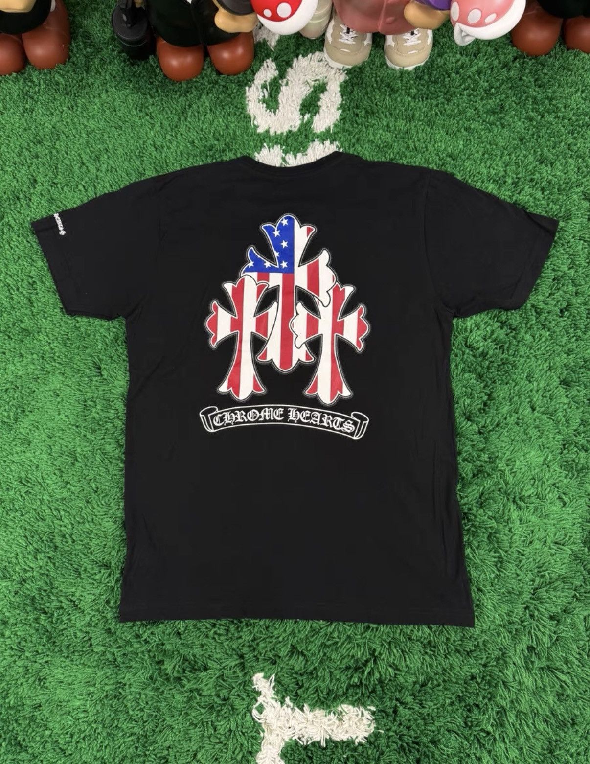Chrome Hearts Chrome Hearts Sword Flag Thirty Cross Short Sleeve Tee Size US L / EU 52-54 / 3 - 1 Thumbnail