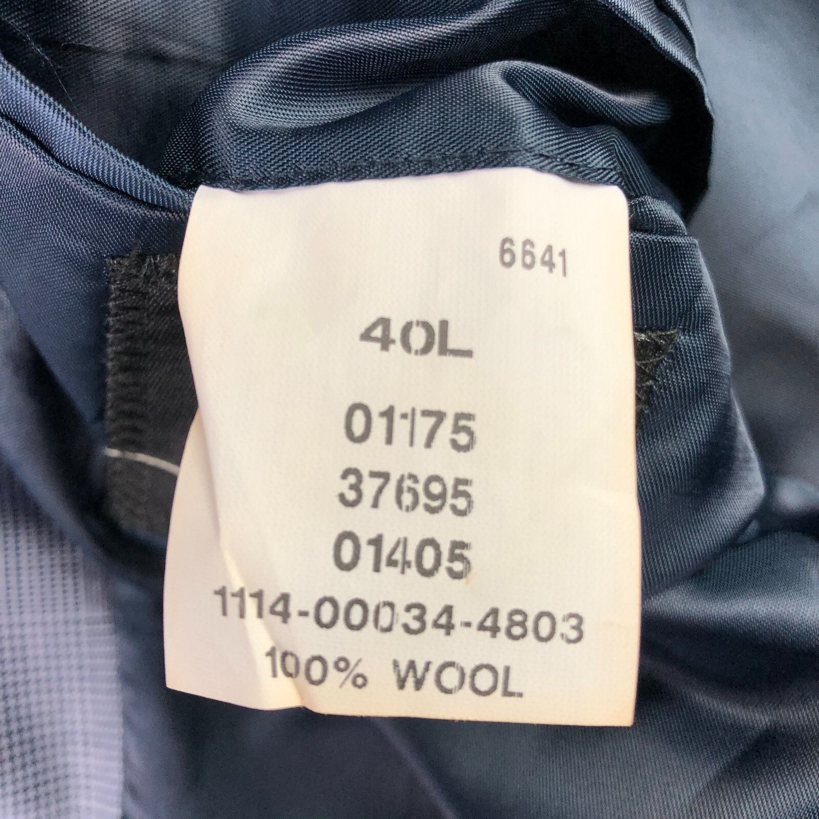 Jos. A. Bank Jos A Bank Men's Wool 2-Button Suit Blue Glen Plaid • 40 L | Size 40L - 4 Thumbnail