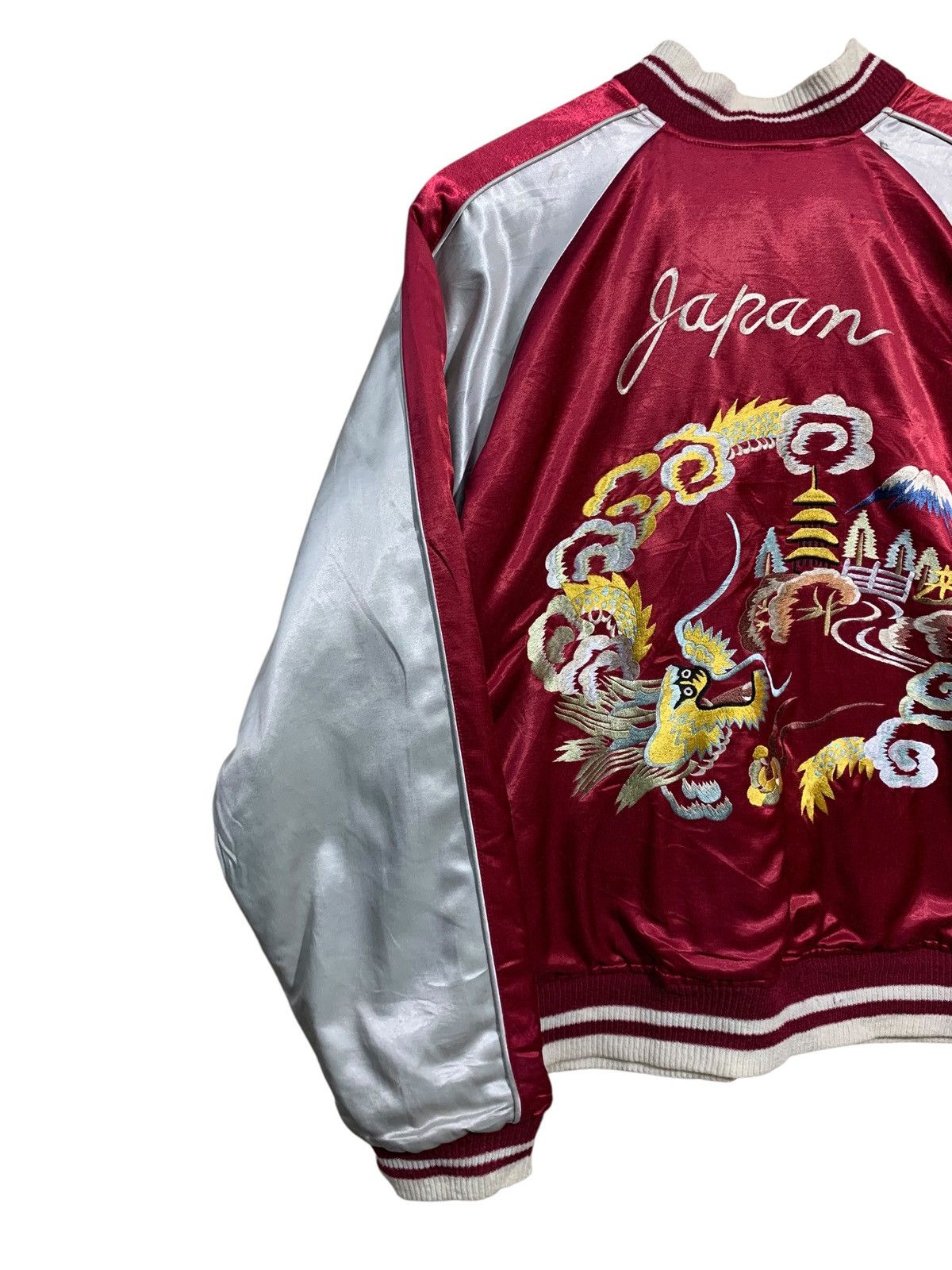 Japanese Brand 🔥VTG SUKAJAN SOUVENIR JACKETS SATEEN/RAYON REVERSIBLE Size US M / EU 48-50 / 2 - 8 Thumbnail