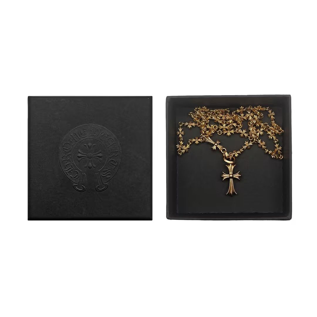 Chrome Hearts Chrome Hearts 22K Gold Tiny E Chokechain Necklace Size ONE SIZE - 4 Thumbnail