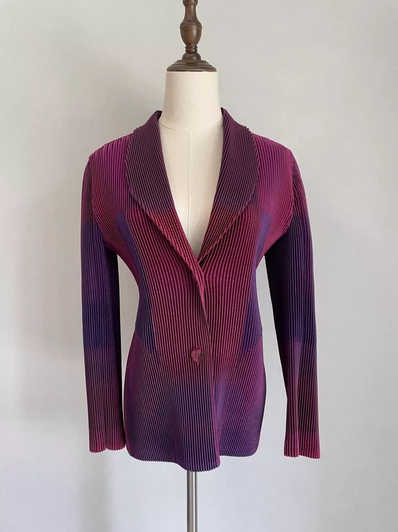 Issey Miyake Issey Miyake size:2 Neon-color main line geometric color b Size S / US 4 / IT 40 - 1 Thumbnail