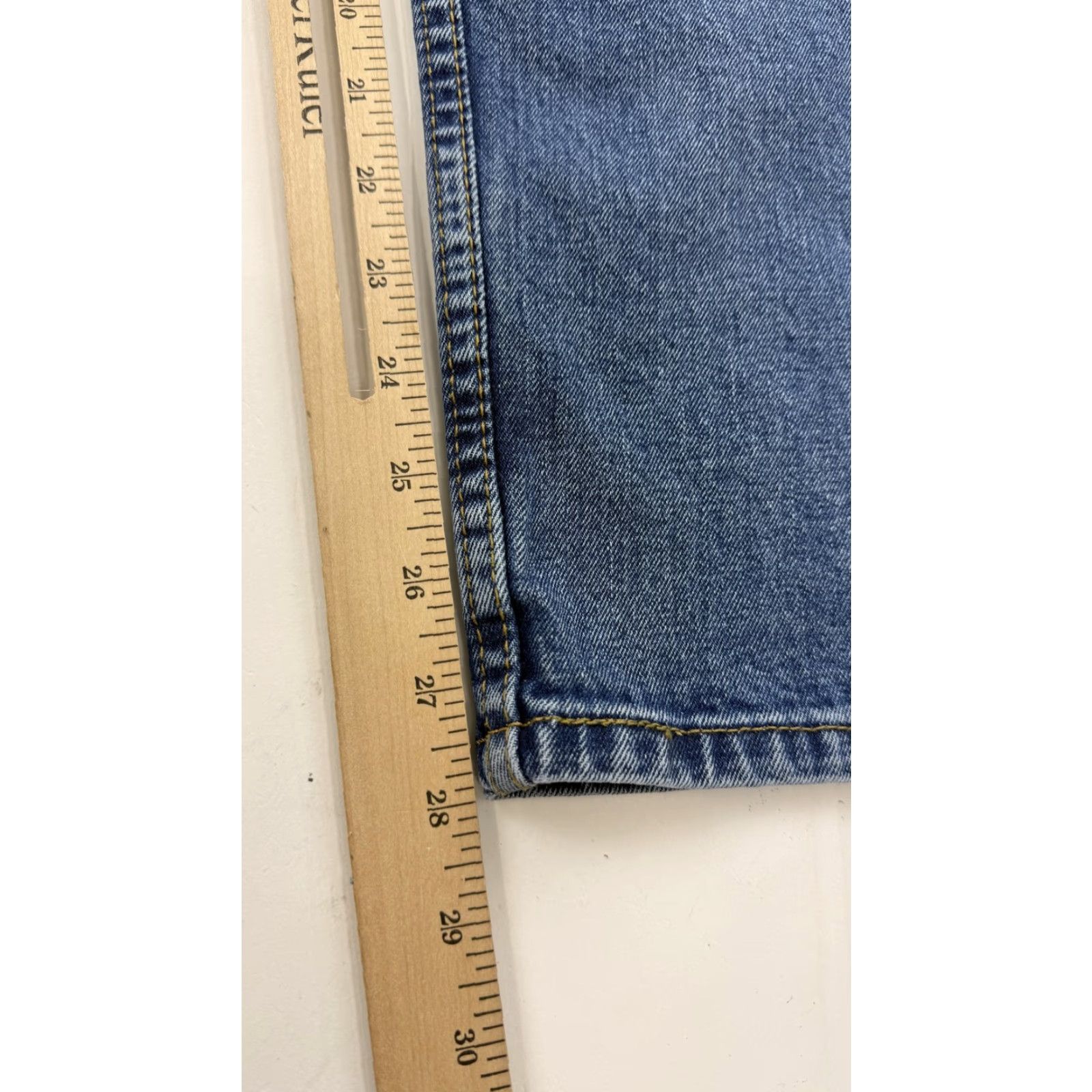 Levi's Levi's 505 Jeans Mens 36x30 Denim Regular Fit Zip Fly WaterLess Medium Blue Mens Size US 36 / EU 52 - 7 Thumbnail