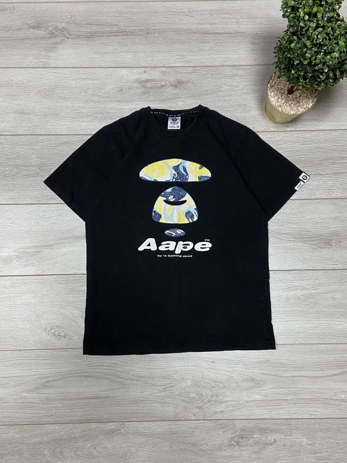 Bape Aape Bape head camo face fad d Tee Size US M / EU 48-50 / 2 - 1 Thumbnail