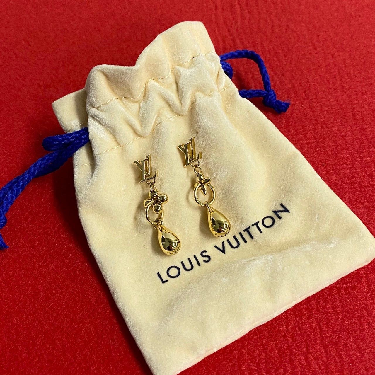 Louis Vuitton Louis Vuitton Earrings Gold Metal Size ONE SIZE - 1 Thumbnail
