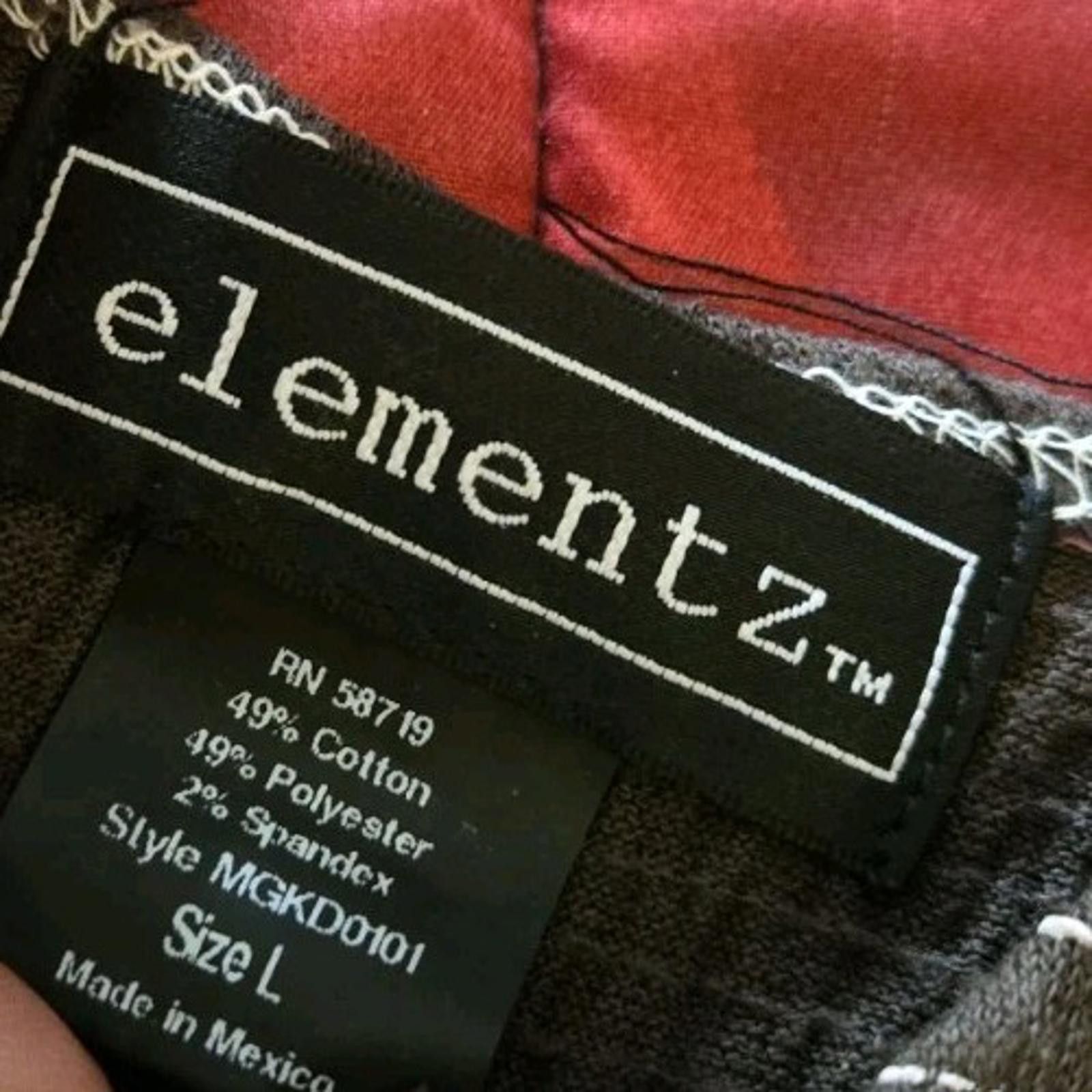 Element Elementz Mocha Brown Sleeveless Dress White Embroidery Size L / US 10 / IT 46 - 10 Thumbnail