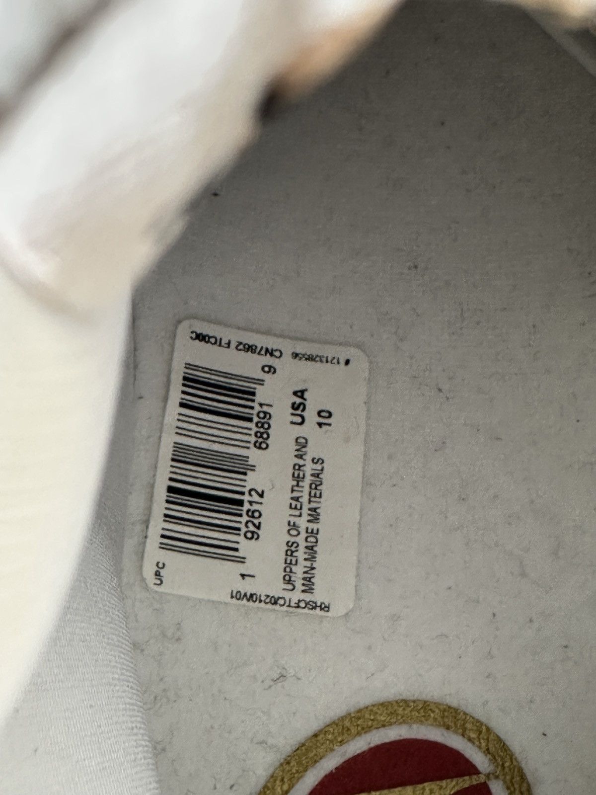Reebok Reebok Answer IV (Allen Iverson) – White/Red/Gold Size US 10 / EU 43 - 6 Thumbnail