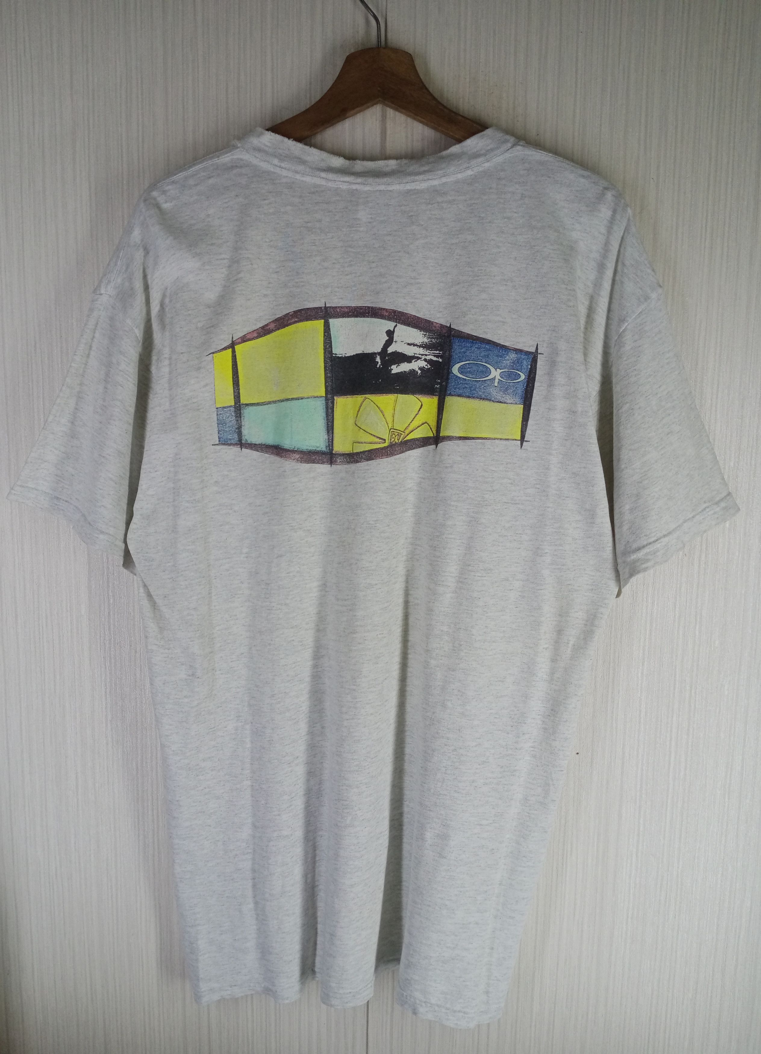 Ocean Pacific Rare Vintage 90s Ocean Pacific Big Logo Tshirt Size US L / EU 52-54 / 3 - 2 Thumbnail
