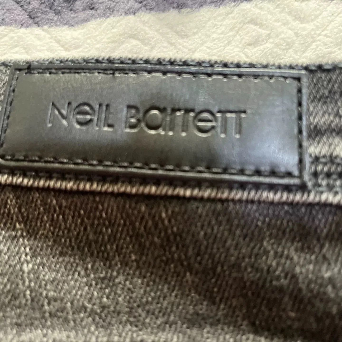 Neil Barrett NEIL BARRETT Men's Gray Denim Jeans. Size US 31 - 2 Thumbnail