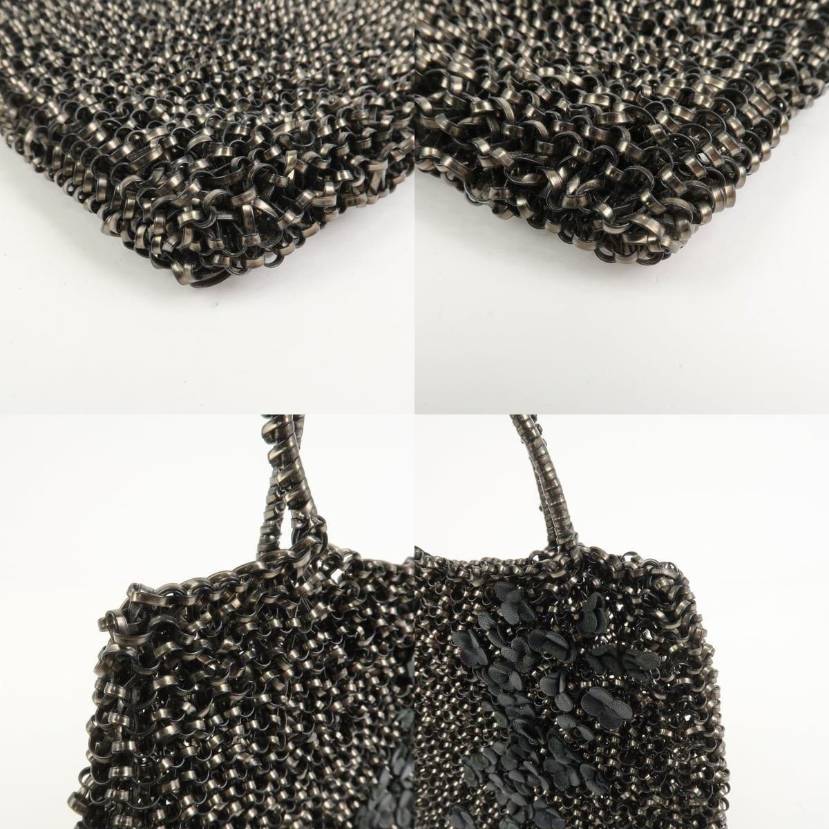 ANTEPRIMA Anteprima Wire Bag PVC Leather Tote Black Size ONE SIZE - 5 Thumbnail