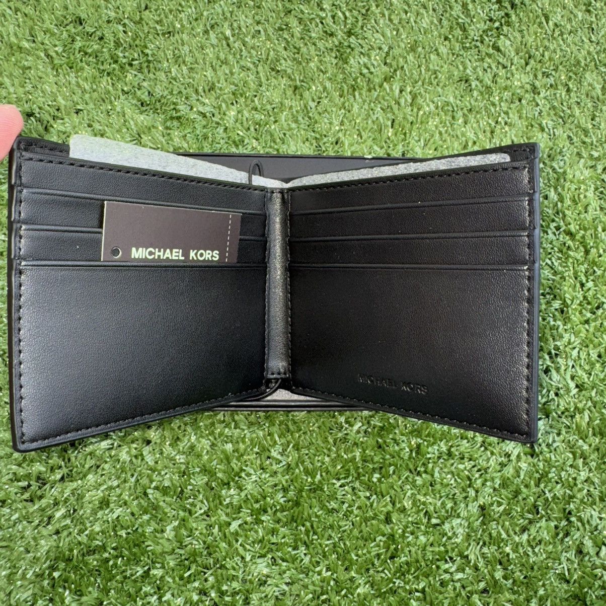 Michael Kors × Vintage Michael Kors Black Jet Set Leather Bi-Fold (Billfold) Wallet Size ONE SIZE - 2 Thumbnail