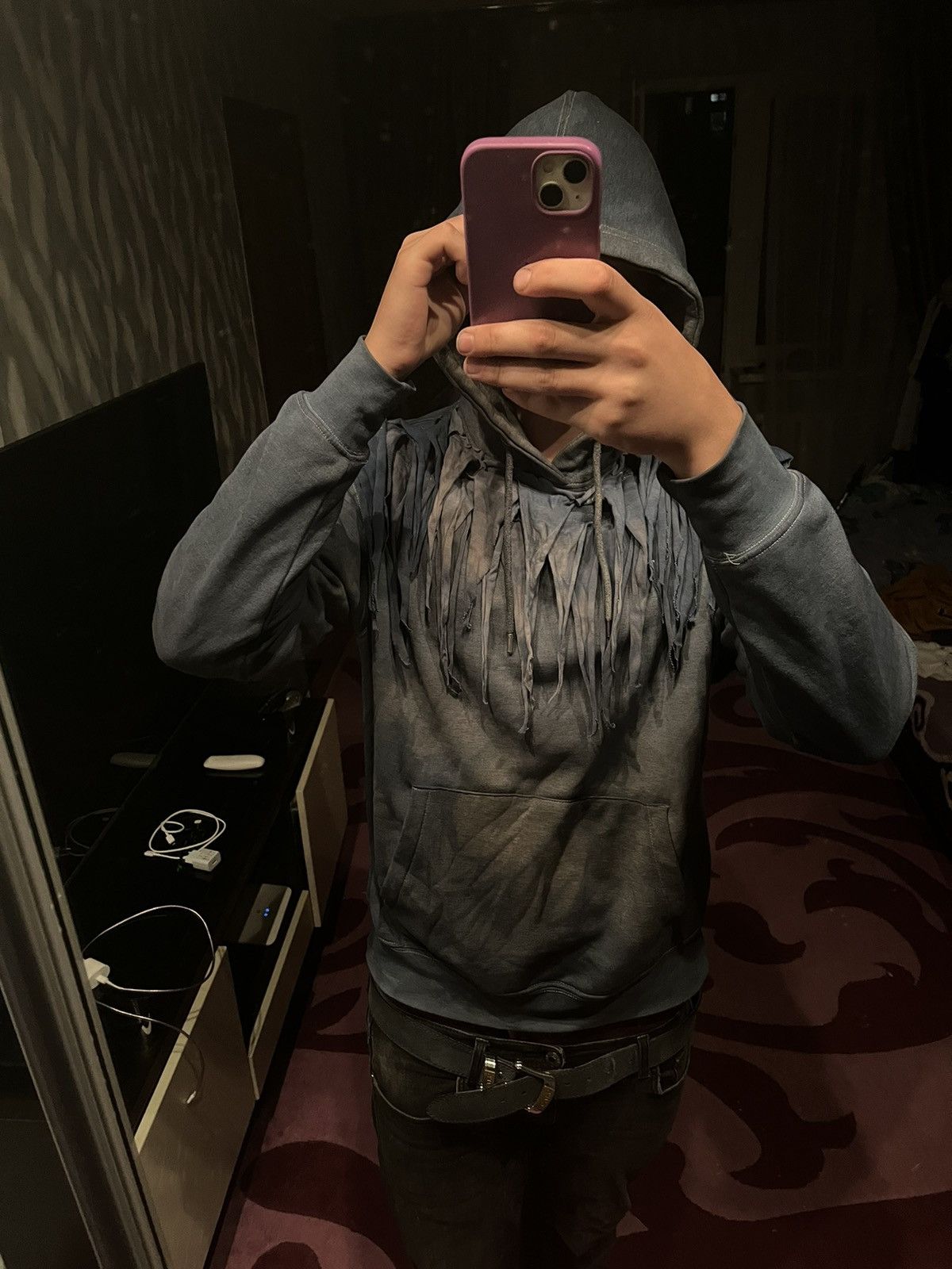 Other Custom vintage blue hoodie Size US M / EU 48-50 / 2 - 6 Thumbnail