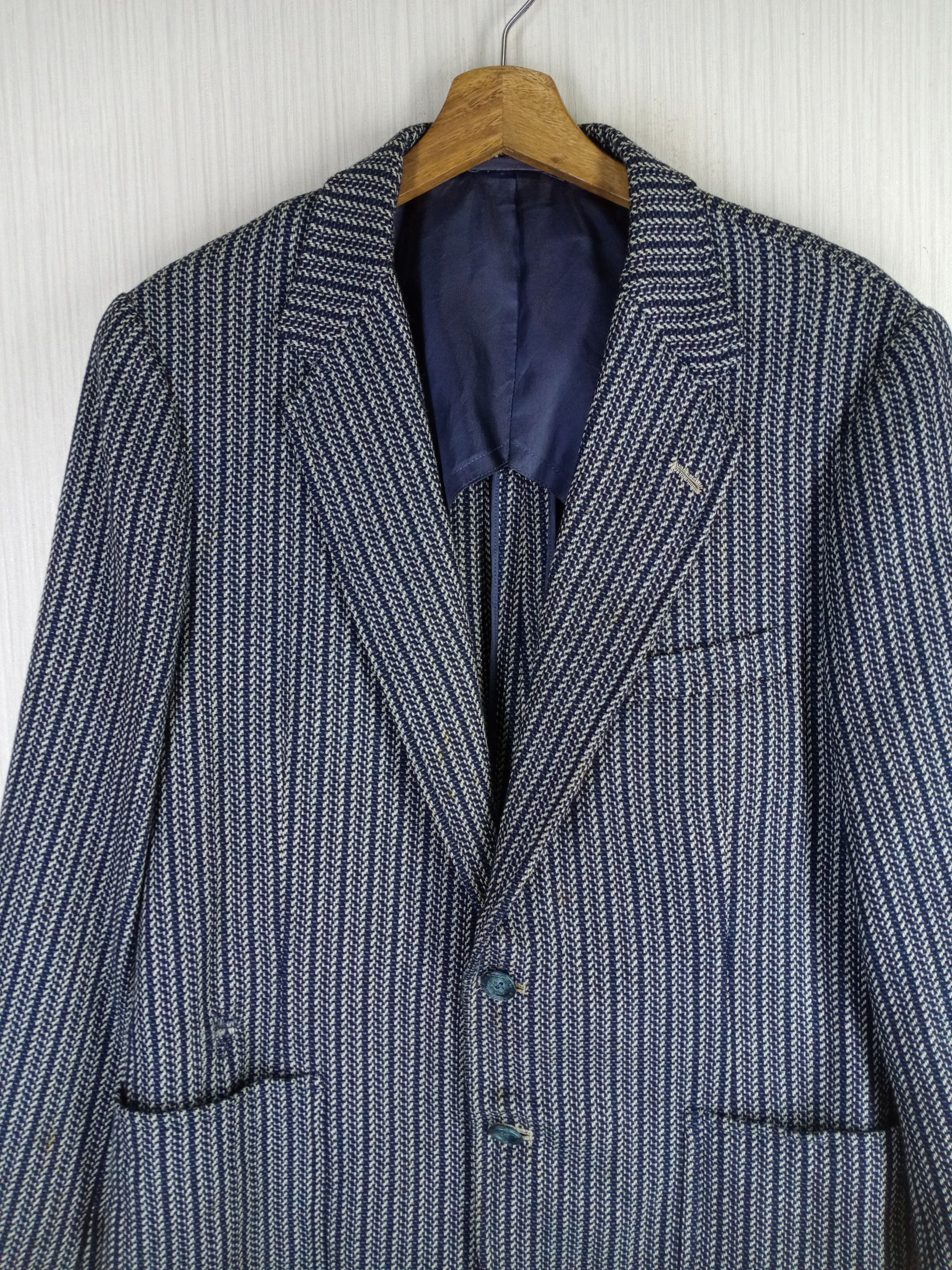 Johnstons Of Elgin Rare Vintage Johnston of Elgin Cashmere Wool Blazer Size US L / EU 52-54 / 3 - 3 Thumbnail