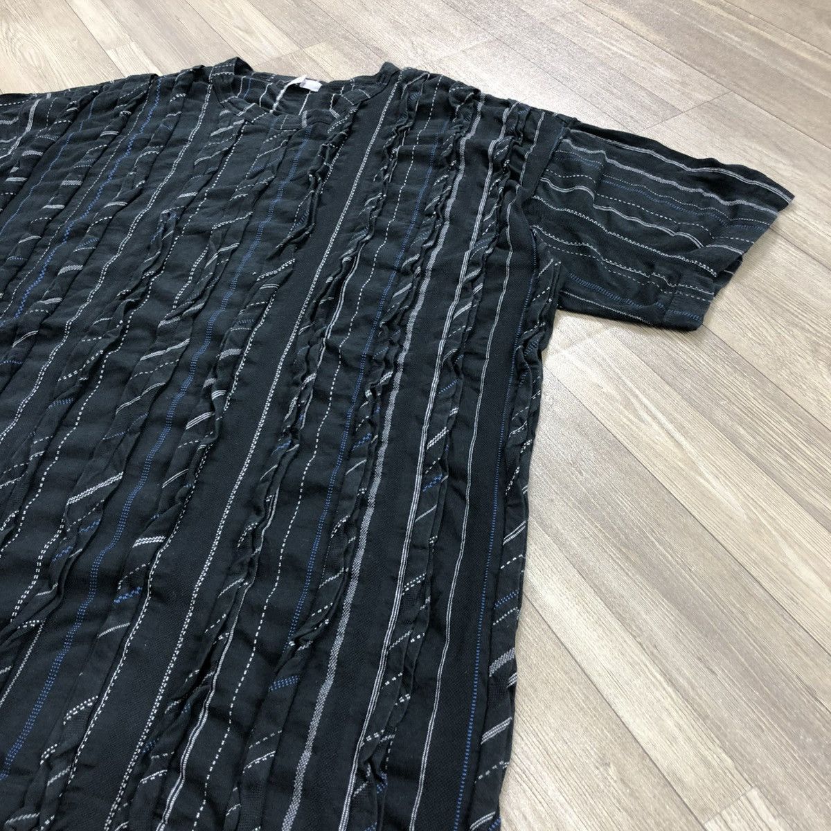 Comme des Garcons × Comme des Garcons Homme × Comme des Garcons Homme Plus SS99 Comme des Garcons Homme CDG Ruffled Striped Size US M / EU 48-50 / 2 - 4 Thumbnail