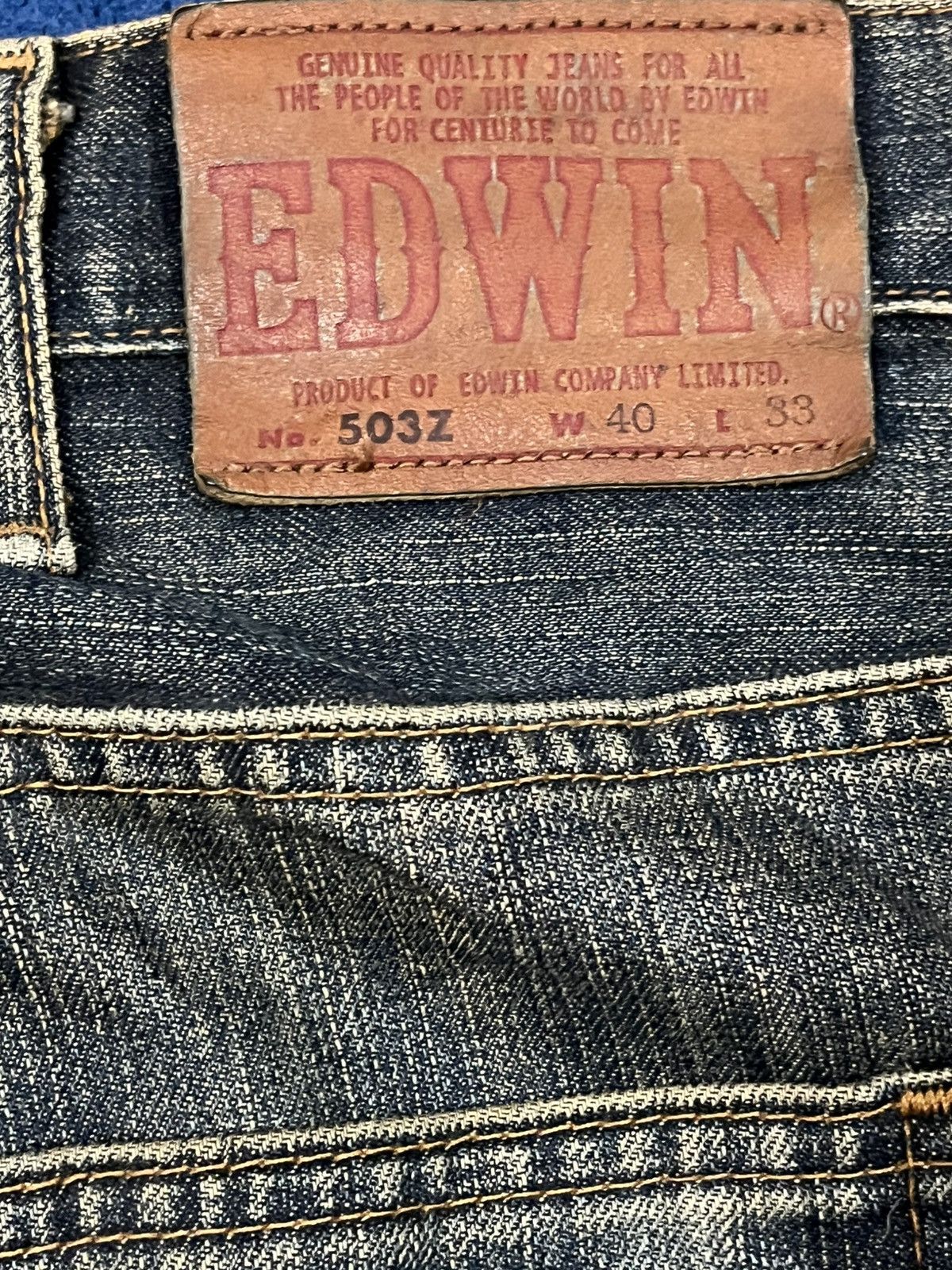 Edwin × Japanese Brand Vintage Edwin 503 Mudwash Baggy Denim Size US 42 / EU 58 - 10 Thumbnail