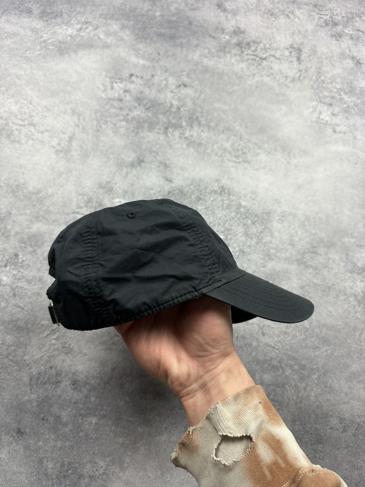Jordan Brand Vintage Air Jordan Nike Cap Small Centre Logo Black Y2K Hat Size ONE SIZE - 8 Thumbnail