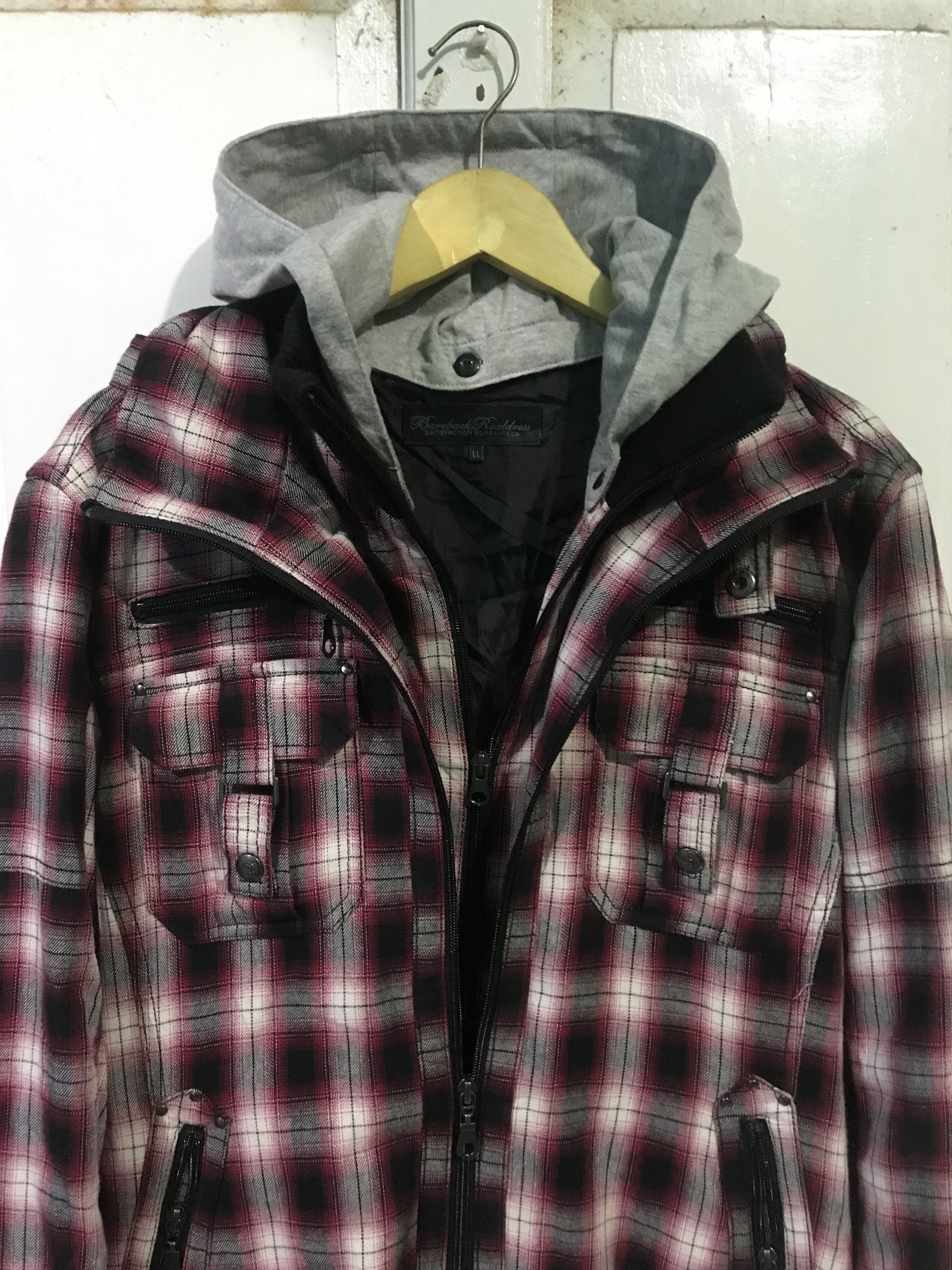 In The Attic Bareback realdress shadow plaid bono bondage jacket Size US L / EU 52-54 / 3 - 2 Thumbnail