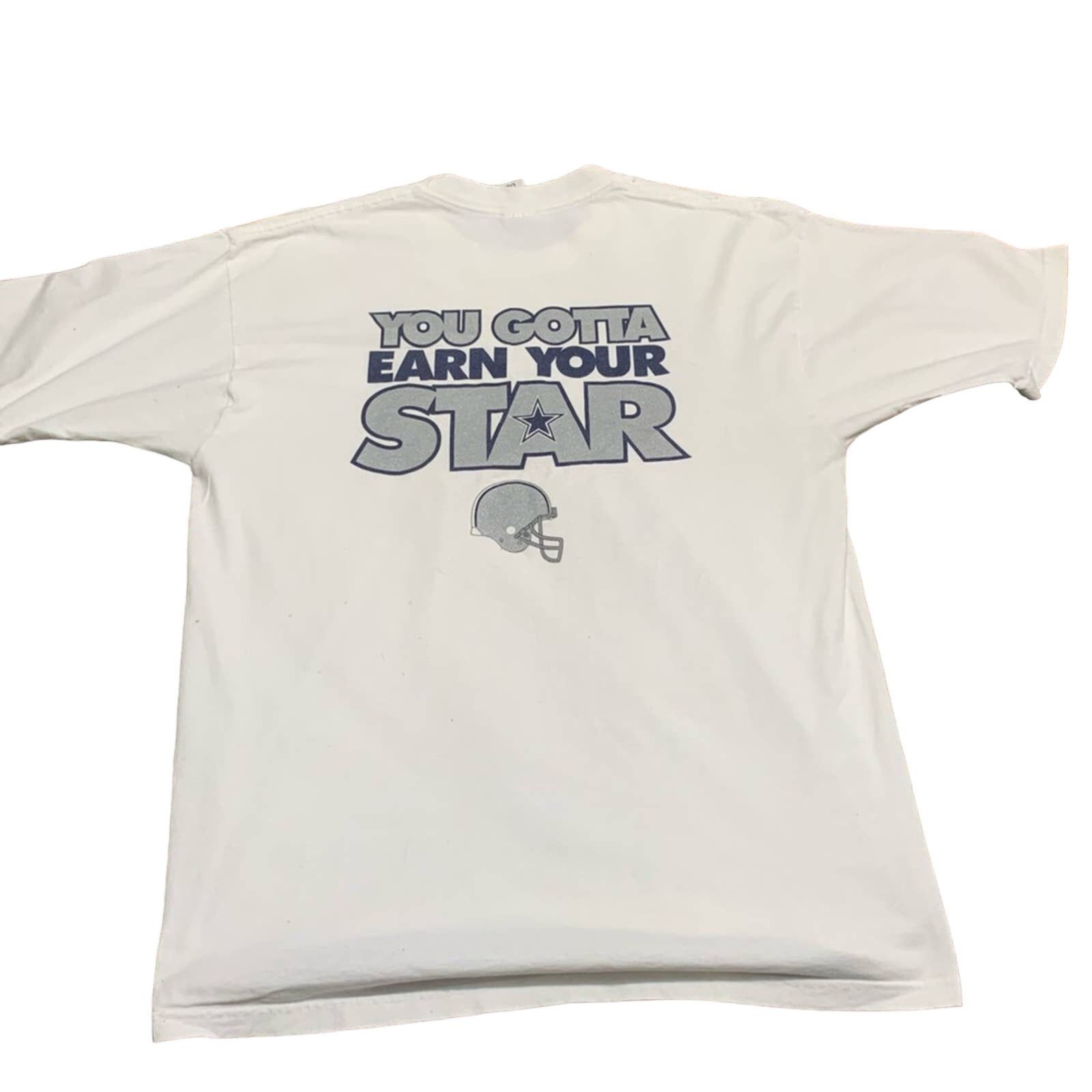 Reebok VINTAGE REEBOK DALLAS COWBOYS MENS TEE SHIRT EARN YOUR STAR Size US L / EU 52-54 / 3 - 1 Thumbnail