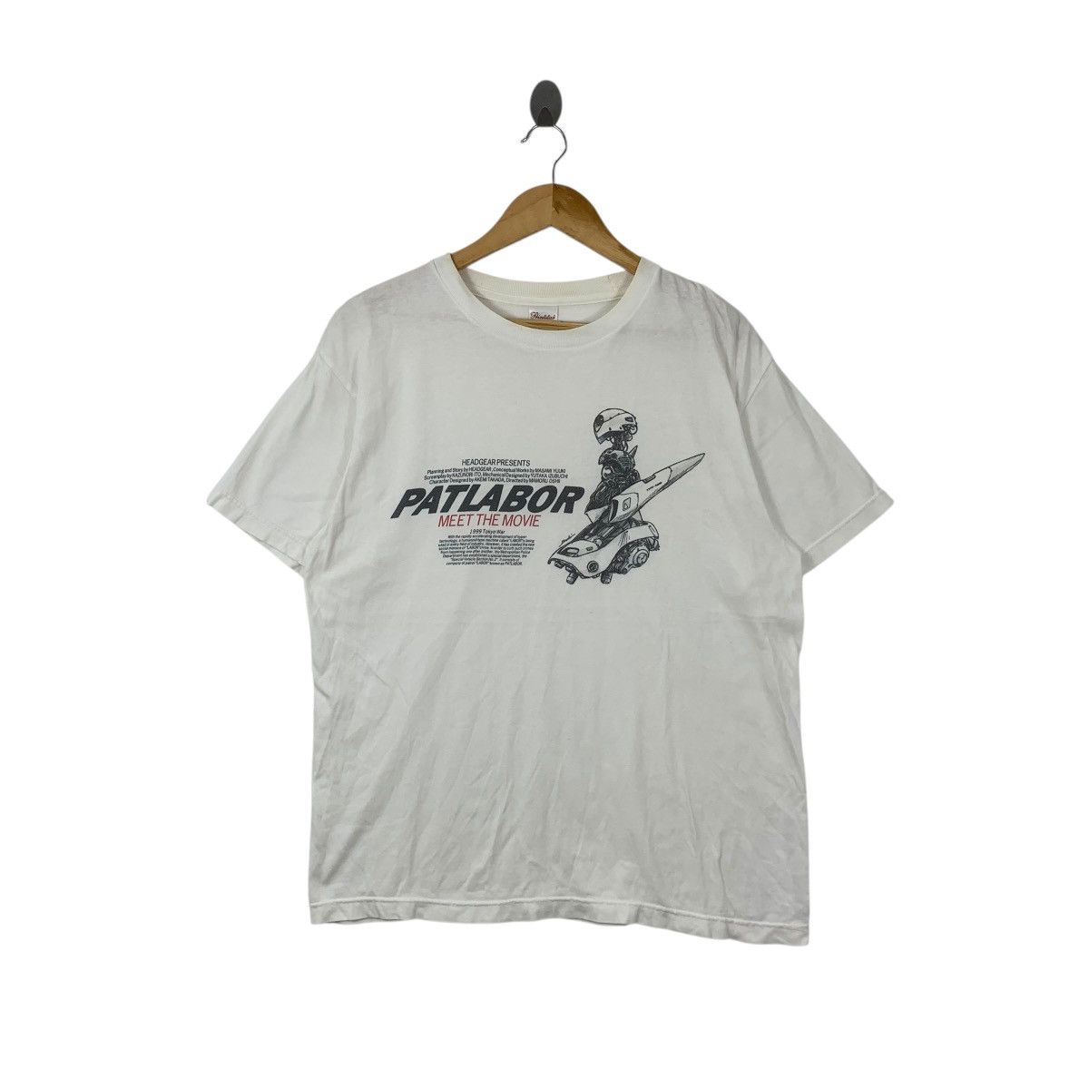 Anime PATLABOR ANIME MOVIE 1999 Tokyo War Cyber Punk Tee Shirt Size US L / EU 52-54 / 3 - 1 Thumbnail