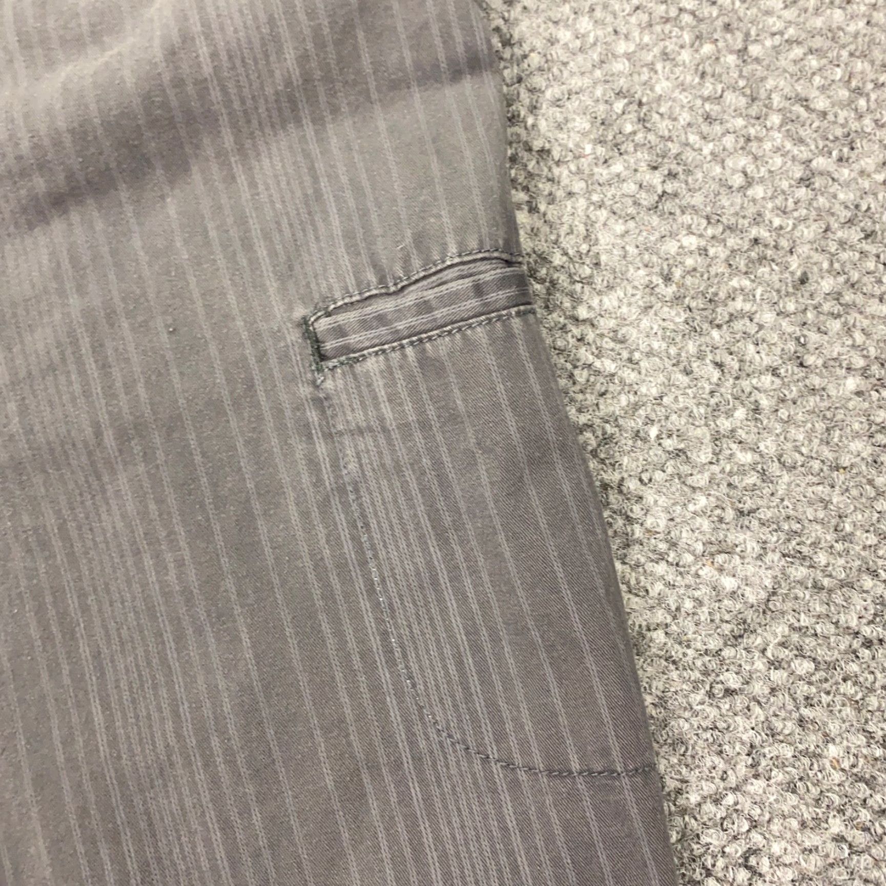 Ocean Pacific Ocean Pacific Mens Shorts Size 32 Gray Striped Chino Surf Skate Beach Size US 32 / EU 48 - 7 Thumbnail