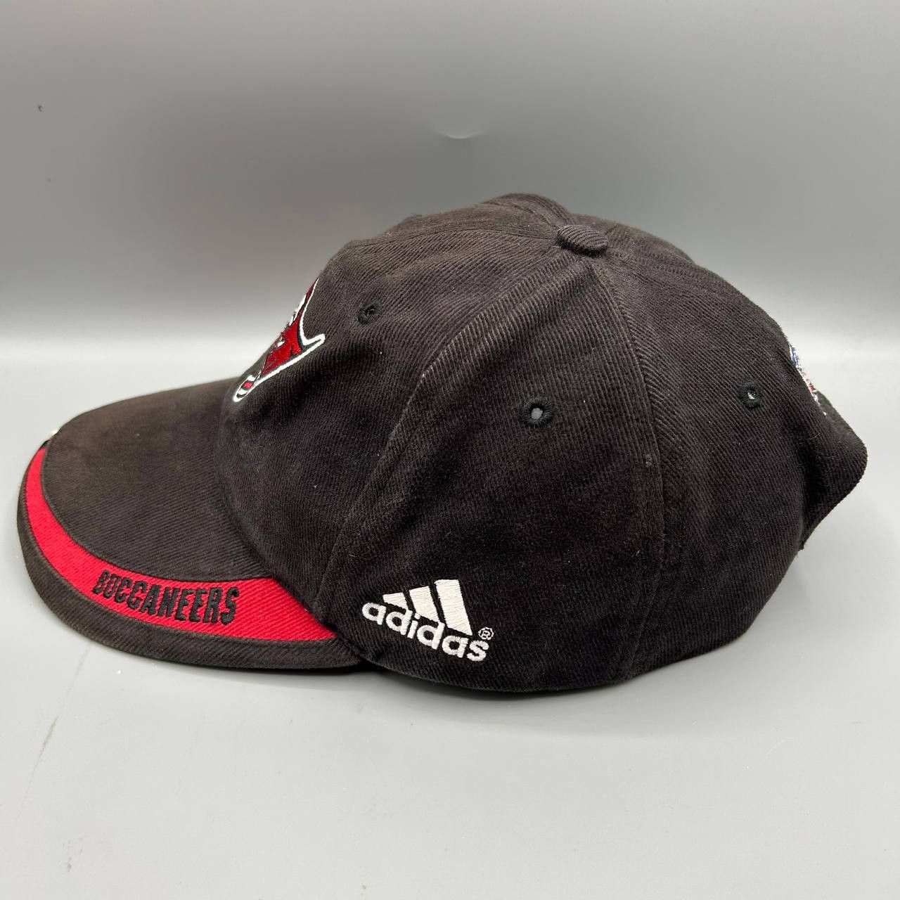 Adidas Tampa Bay Buccaneers Hat Men NFL Strap Back Cap Cotton Size ONE SIZE - 3 Thumbnail