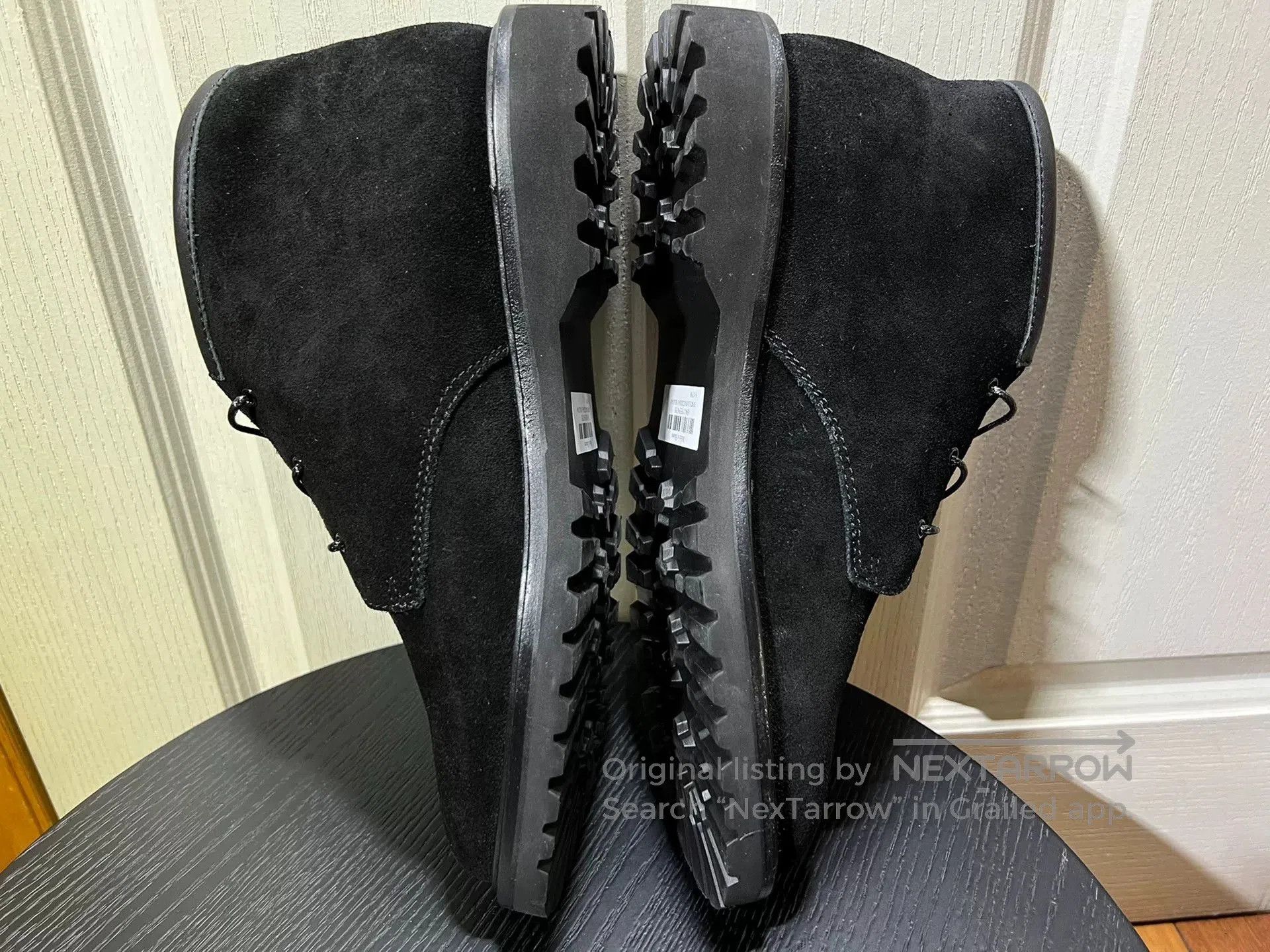Japanese Brand Men's Autumn Winter Nubuck Mid-Top Shoes. Size US 7 / EU 40 - 6 Thumbnail