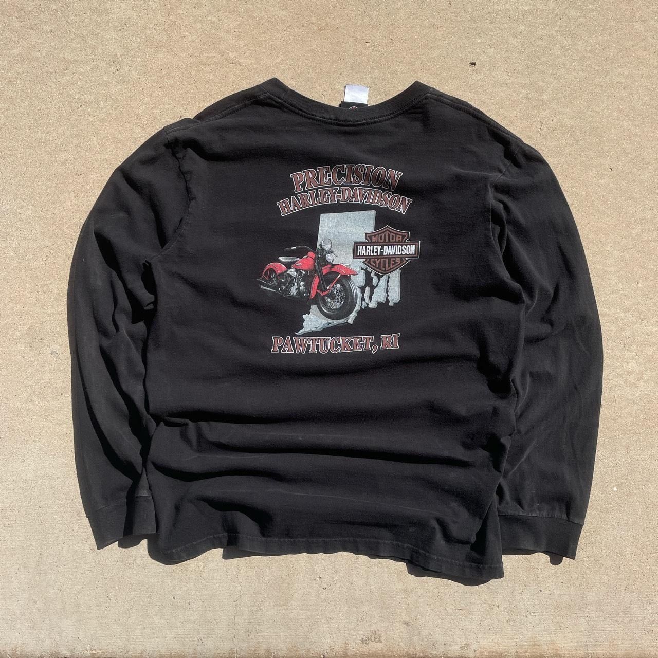 Harley Davidson × Vintage Vintage Y2k Harley Davidson Wolf Long Sleeve Size US L / EU 52-54 / 3 - 3 Thumbnail