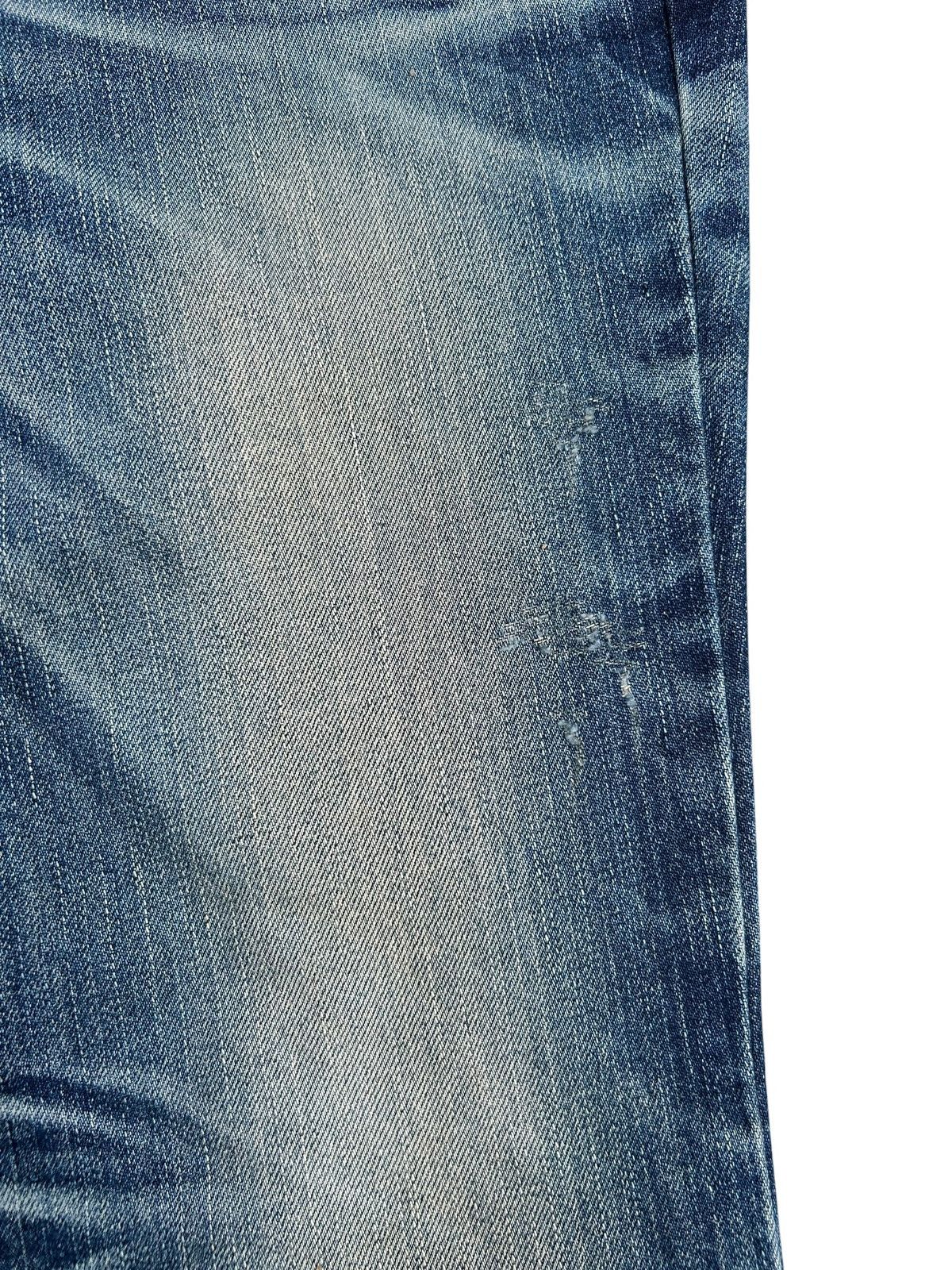 Kapital YOSHITOMO NARA LOLITA Exotic Vintage Distressed Denim Jeans Size US 34 / EU 50 - 14 Thumbnail
