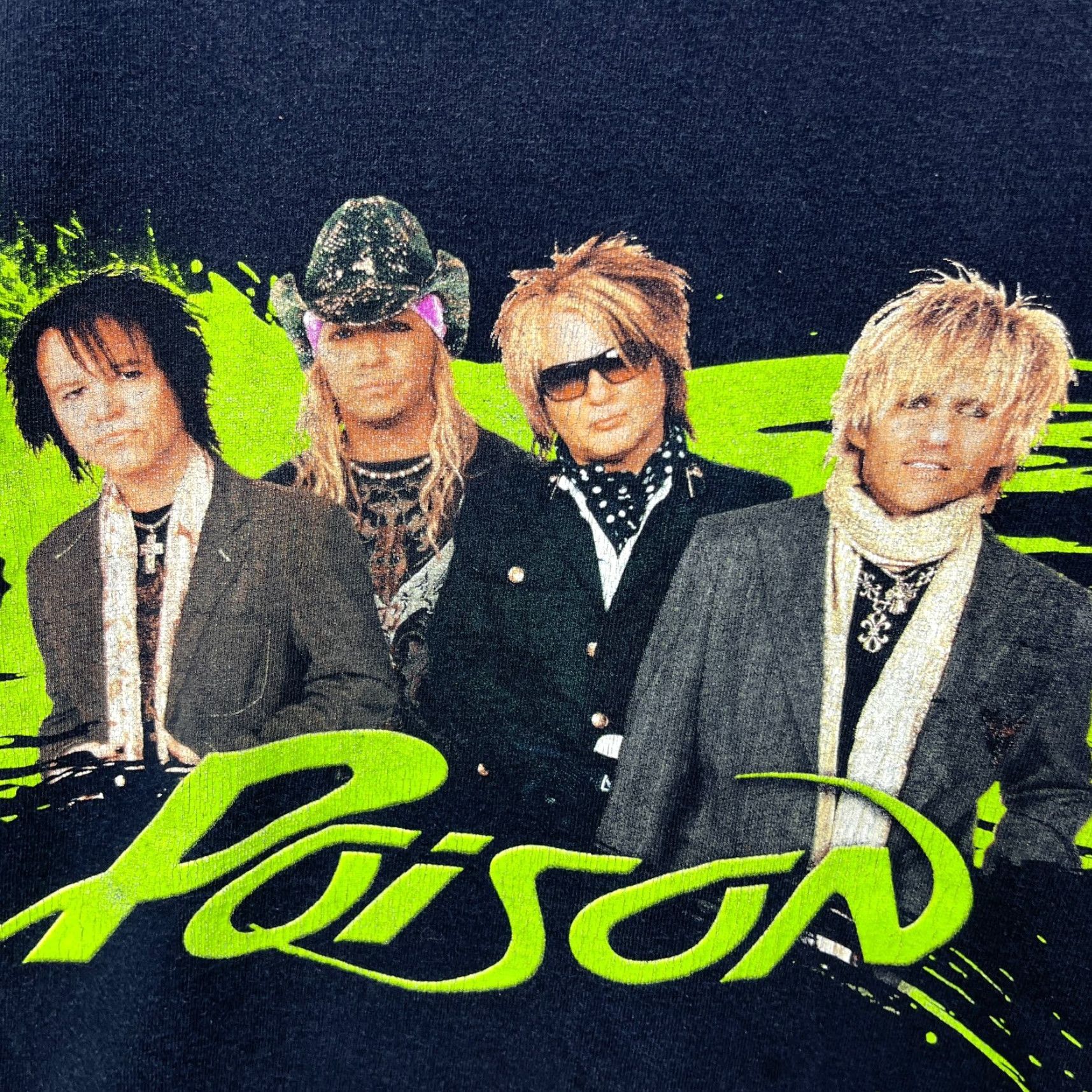 Anvil VINTAGE Poison Band T Shirt XL Black Men T-Shirt 90s Tour Live Raw Uncut Size US XL / EU 56 / 4 - 3 Thumbnail