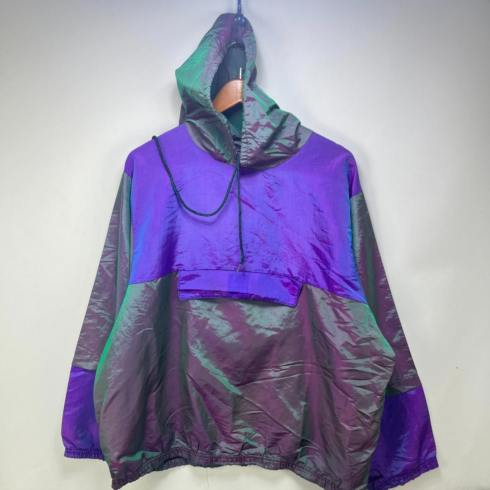 Vintage 90s Wise Guy Surf Style Anorak Jacket One Size