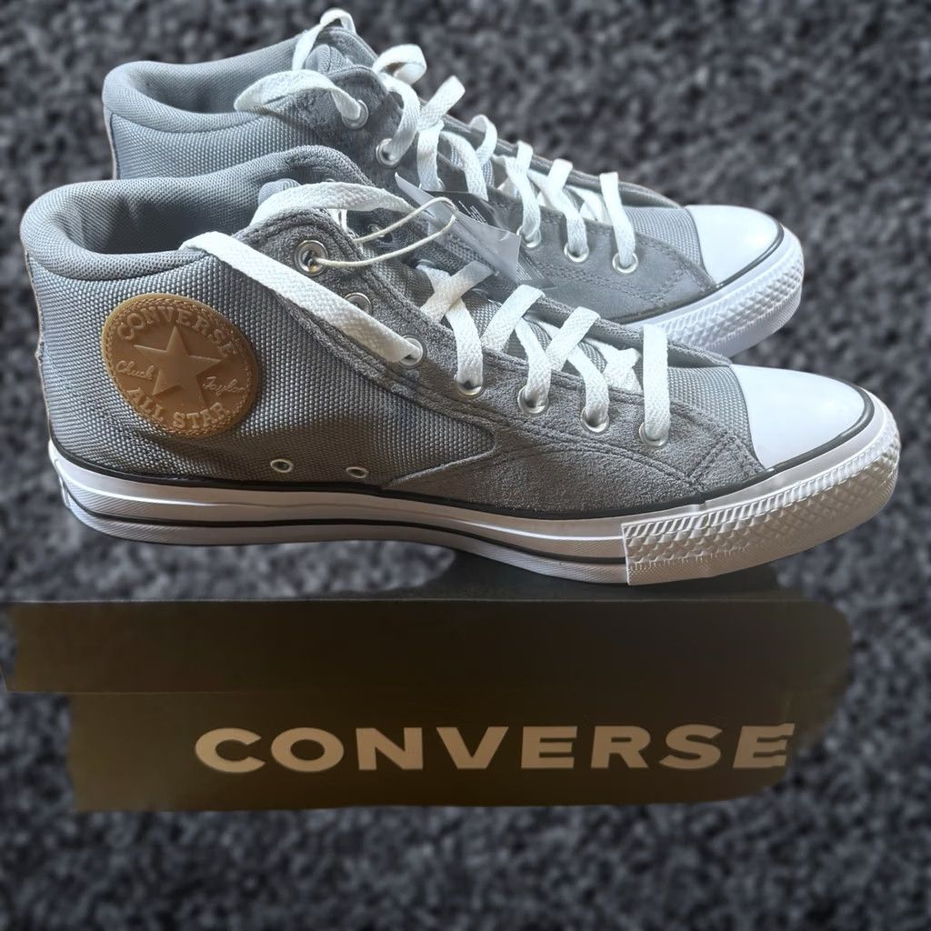 Converse Converse Chuck Taylor All Star Street Mid Mens 11.5 Multicolor Classic Sneaker Shoes CTAS Malden Street Grey Mid Top Shoe Mens 11.5 90s? Size US 12 / EU 45 - 1 Thumbnail