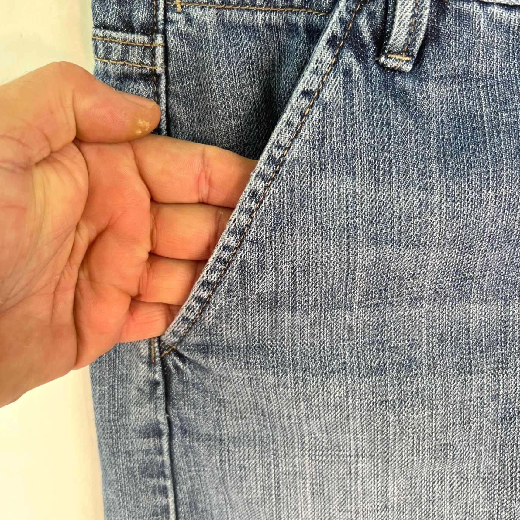 Old Navy Old Navy Womens Denim Skirt Flat Front Short 8 Blue Cotton Casual 100% Cotton Womens Size 8 Blue Vintage No Size 30" / US 8 / IT 44 - 3 Thumbnail