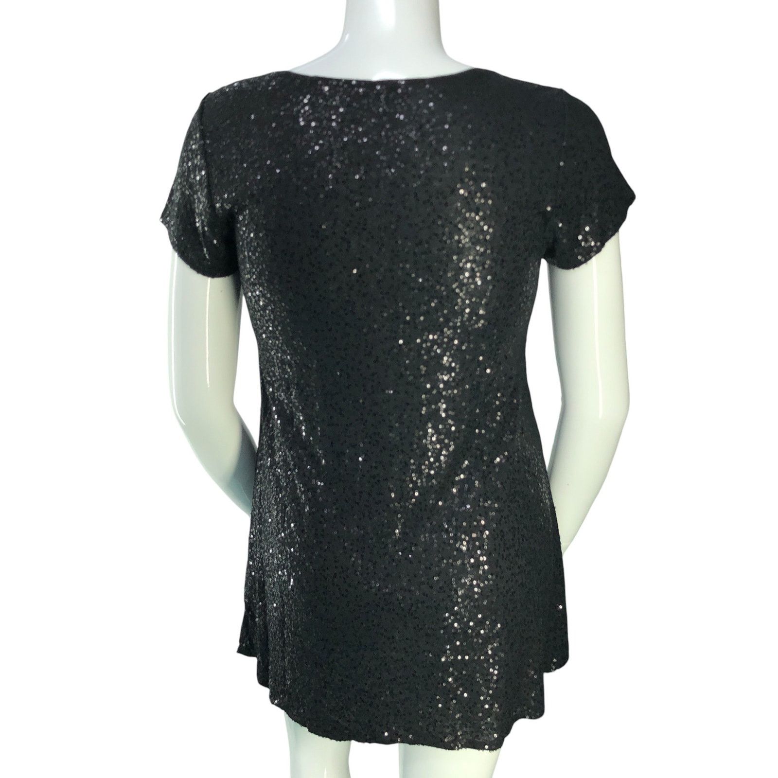 Eileen Fisher Eileen Fisher Size M Dress Silk Sequin T Shirt Short Sleeve Size M / US 6-8 / IT 42-44 - 8 Thumbnail