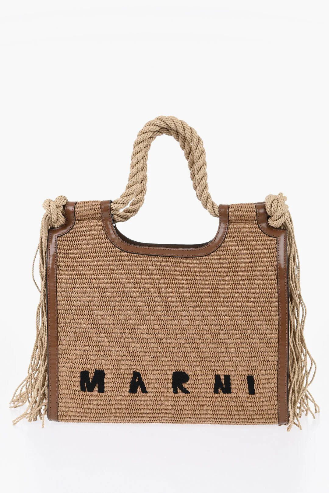 Marni og1mm0326 Size: OS / Raffia Handbag in Beige Size ONE SIZE - 1 Thumbnail