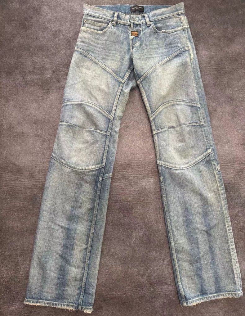 Balenciaga Balenciaga size S Low-Rise Straight-Leg Jeans Size US 27 - 1 Thumbnail