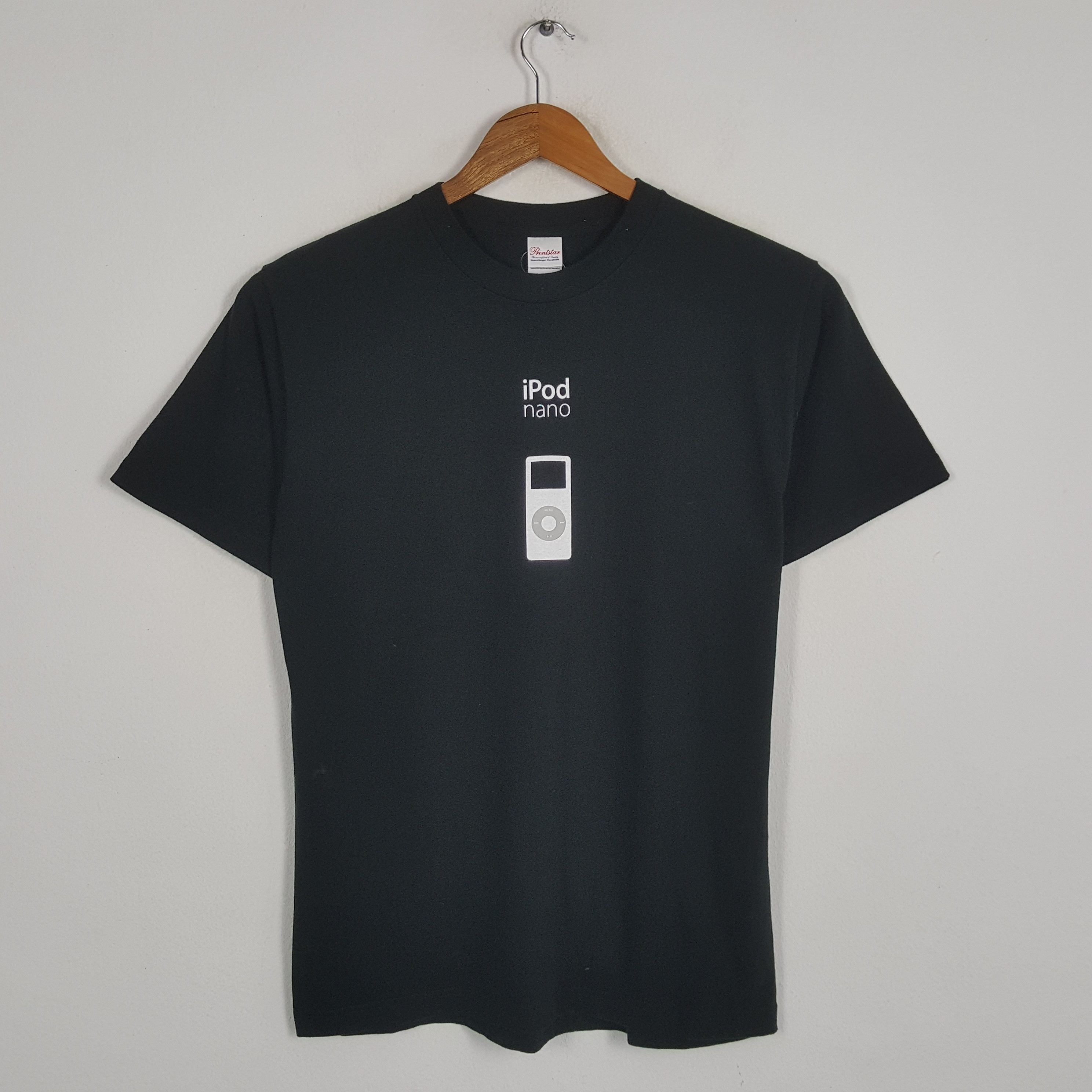 Apple × Black Apple × Vintage Vintage APPLE Technology Company IPOD MINI Promo T-Shirt Size US L / EU 52-54 / 3 - 1 Thumbnail