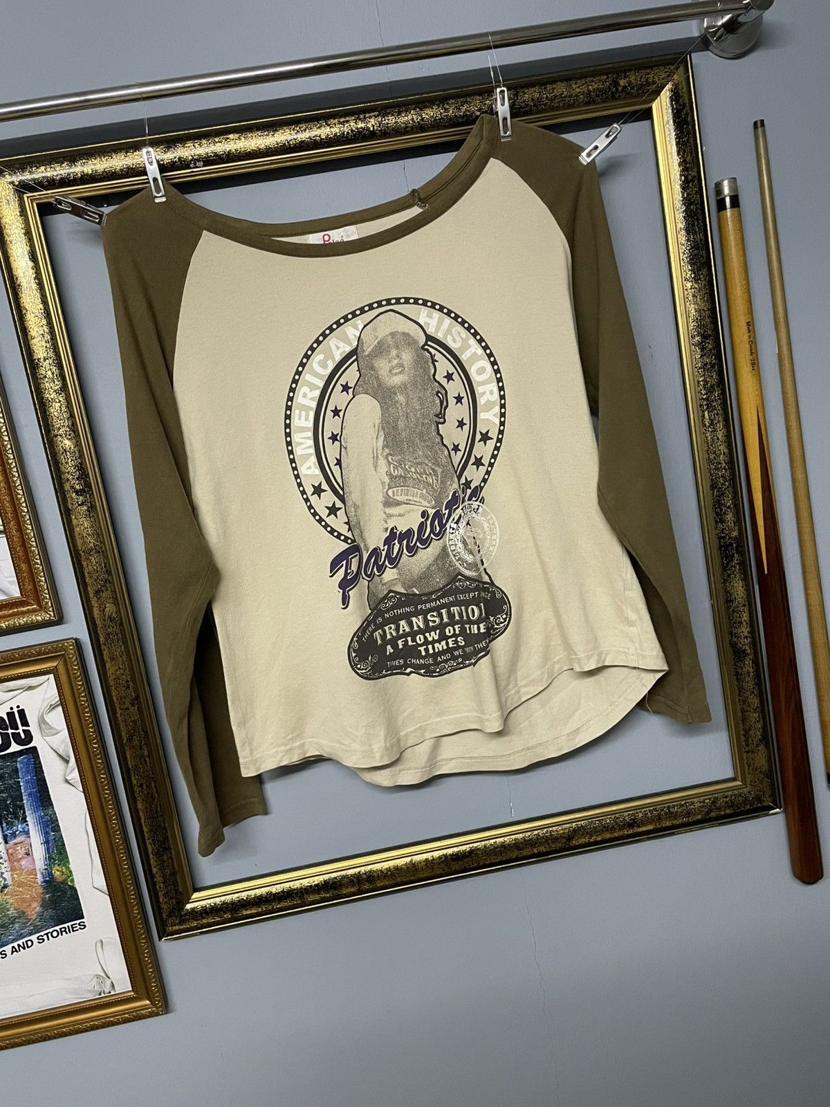 Hysteric Glamour Vintage 90s Japan Designer Paleo2 American History Girl Tee Size US S / EU 44-46 / 1 - 2 Thumbnail