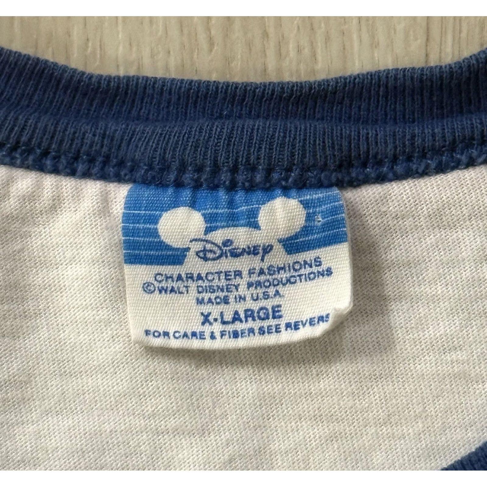 Disney VINTAGE Disney Character Fashions We The People Shirt XL Mickey Goofy USA T-Shirt Short Sleeve Crew Neck White 1990s 80s 90s Size US XL / EU 56 / 4 - 7 Thumbnail