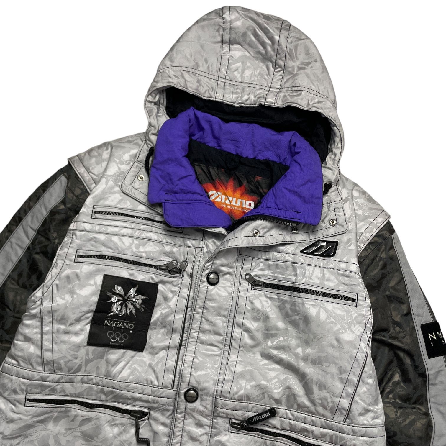 Japanese Brand × Mizuno × Vintage Vintage Mizuno 1998 Nagano Olympic Team Ski Wear Jacket Size US M / EU 48-50 / 2 - 3 Thumbnail