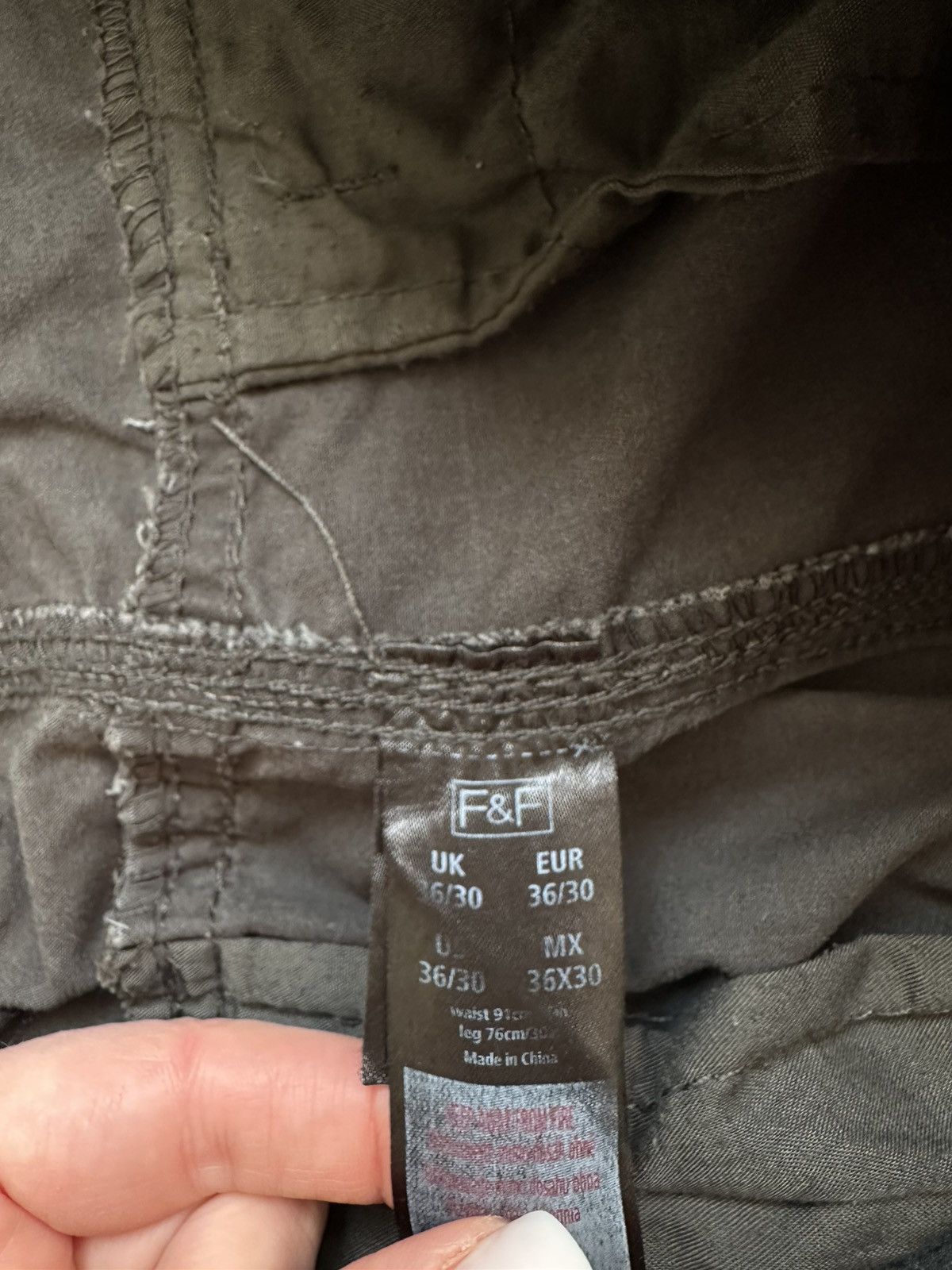20471120 × Japanese Brand Vintage Y2k Cargo Baggy Pants If Six Was Nine Size US 36 / EU 52 - 11 Thumbnail