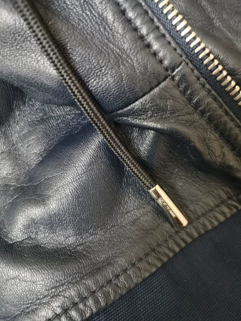 Dior Dior Homme Blue Leather Jacket with Hood Size US XL / EU 56 / 4 - 5 Thumbnail
