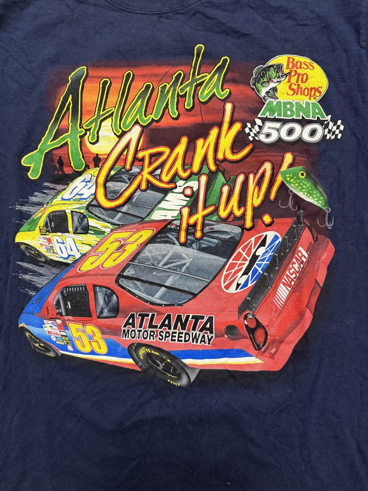 Other Vtg NASCAR Racing Atlanta Motor Speedway Bass Pro Shop Size US L / EU 52-54 / 3 - 2 Thumbnail